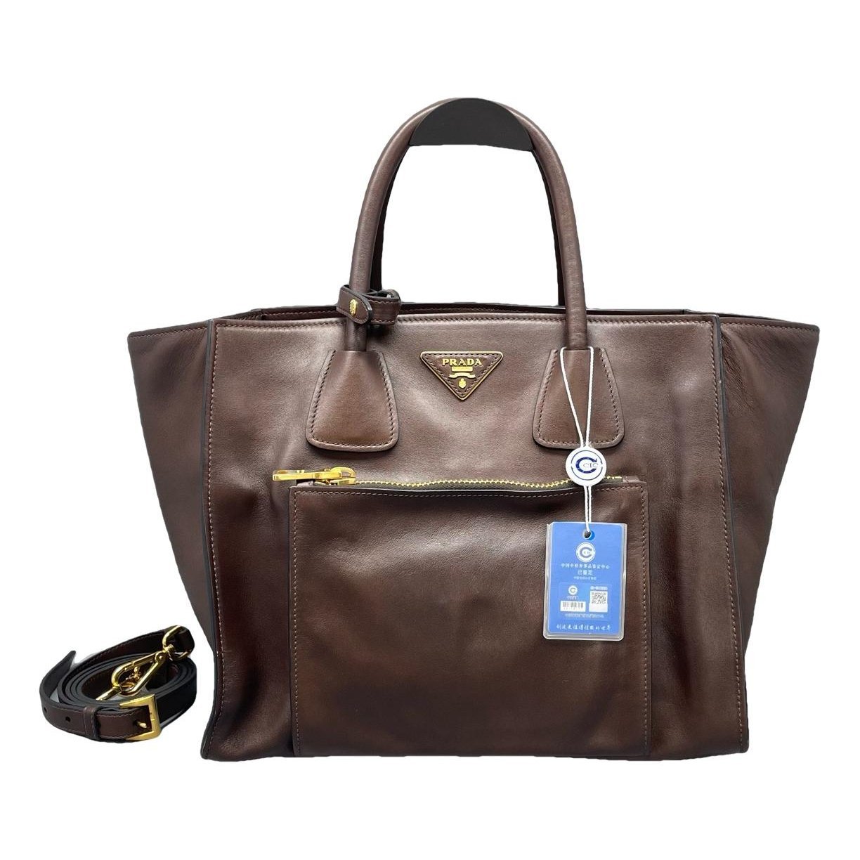 Leather handbag