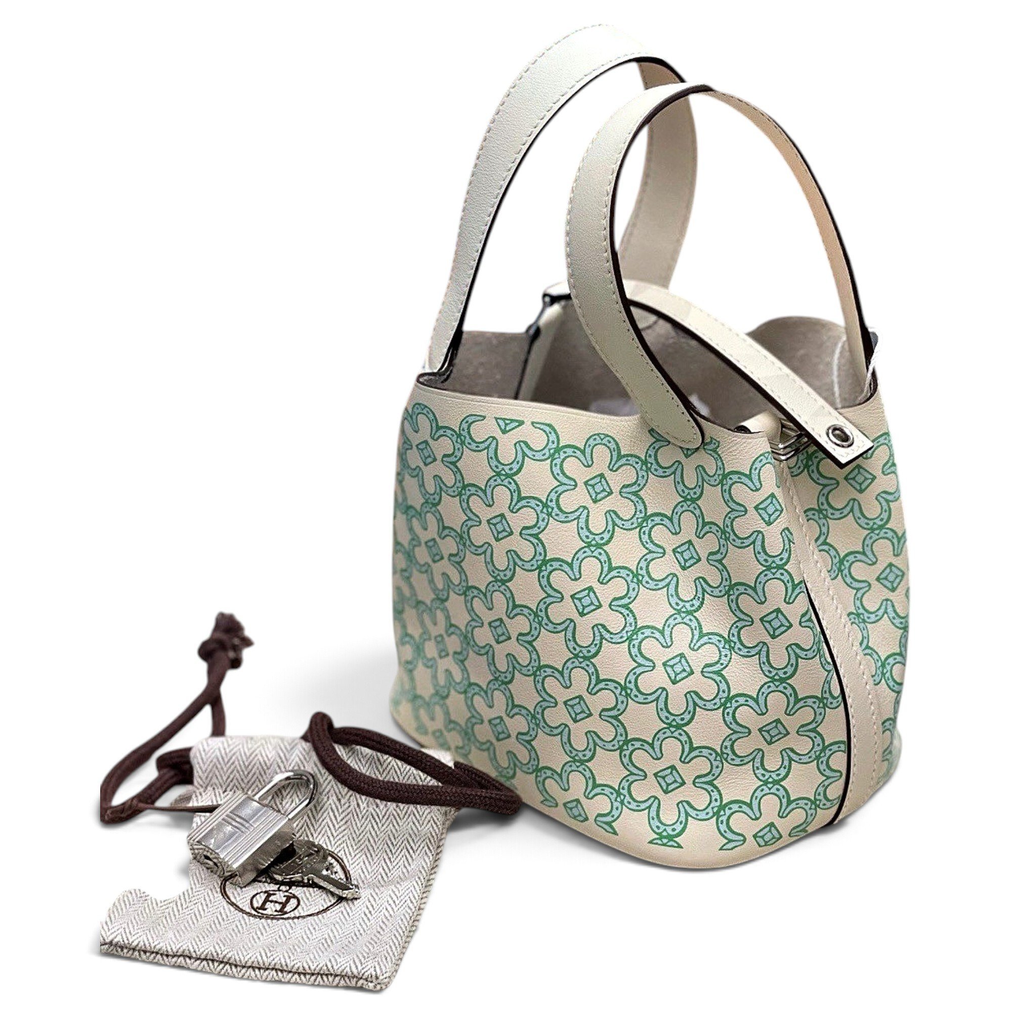 Picotin leather handbag