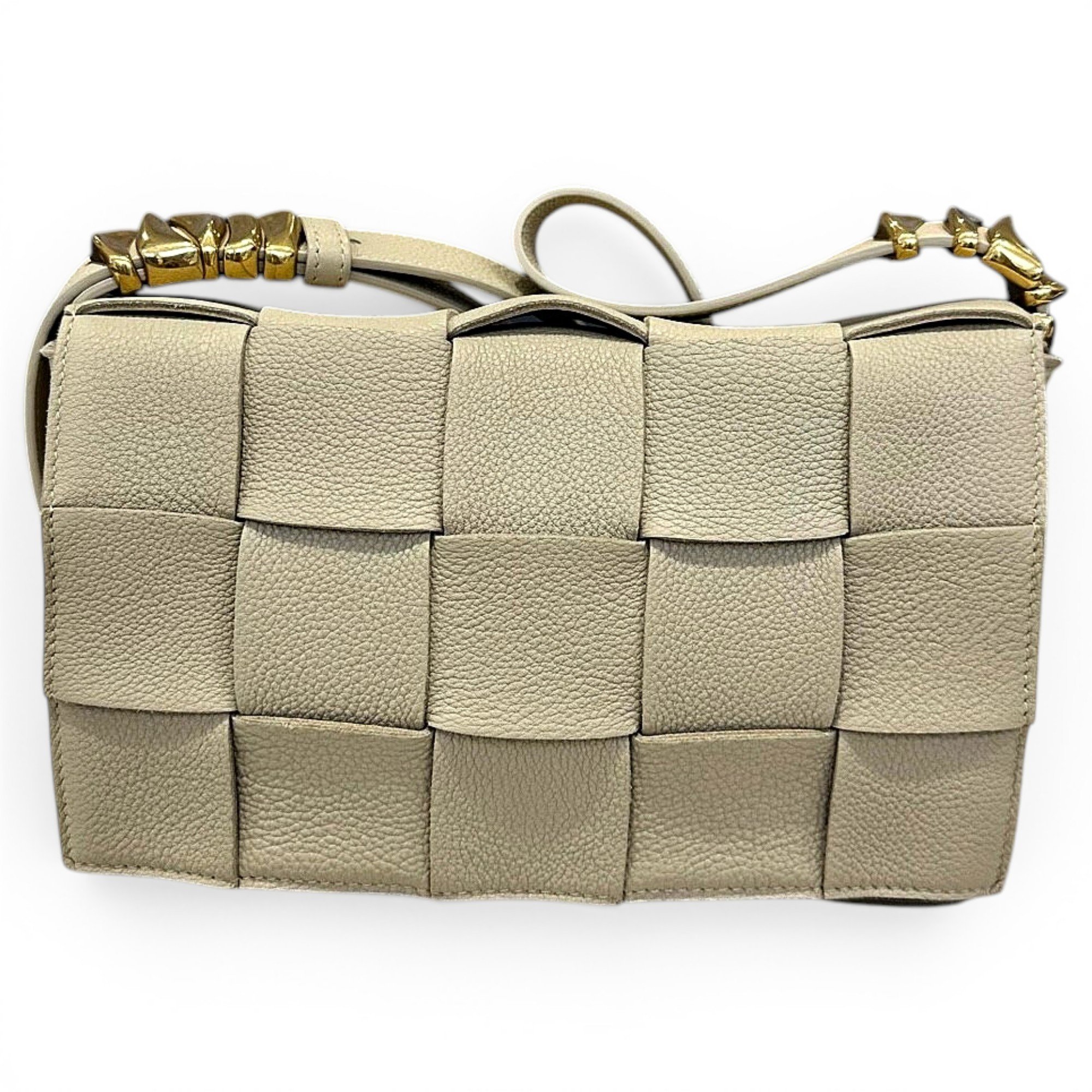 Cassette leather crossbody bag