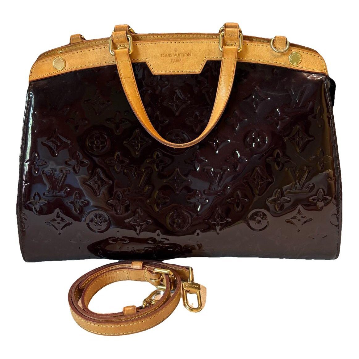 Bréa leather handbag