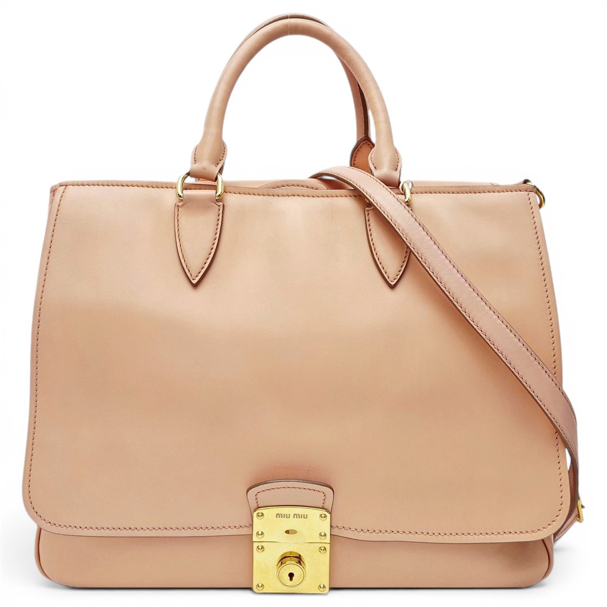 Leather handbag