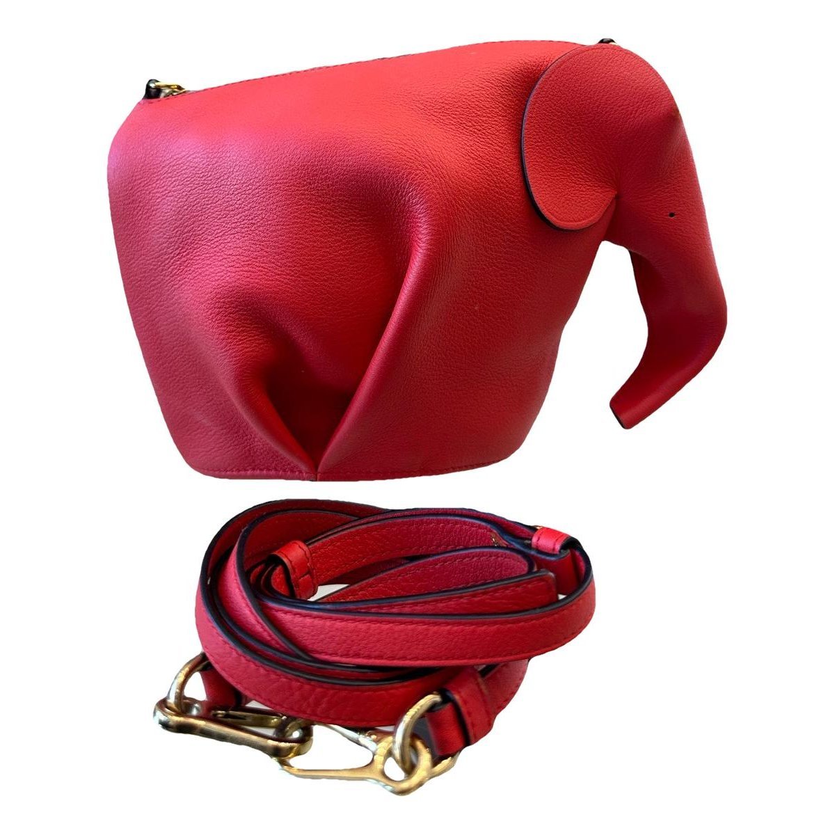 Animals leather handbag