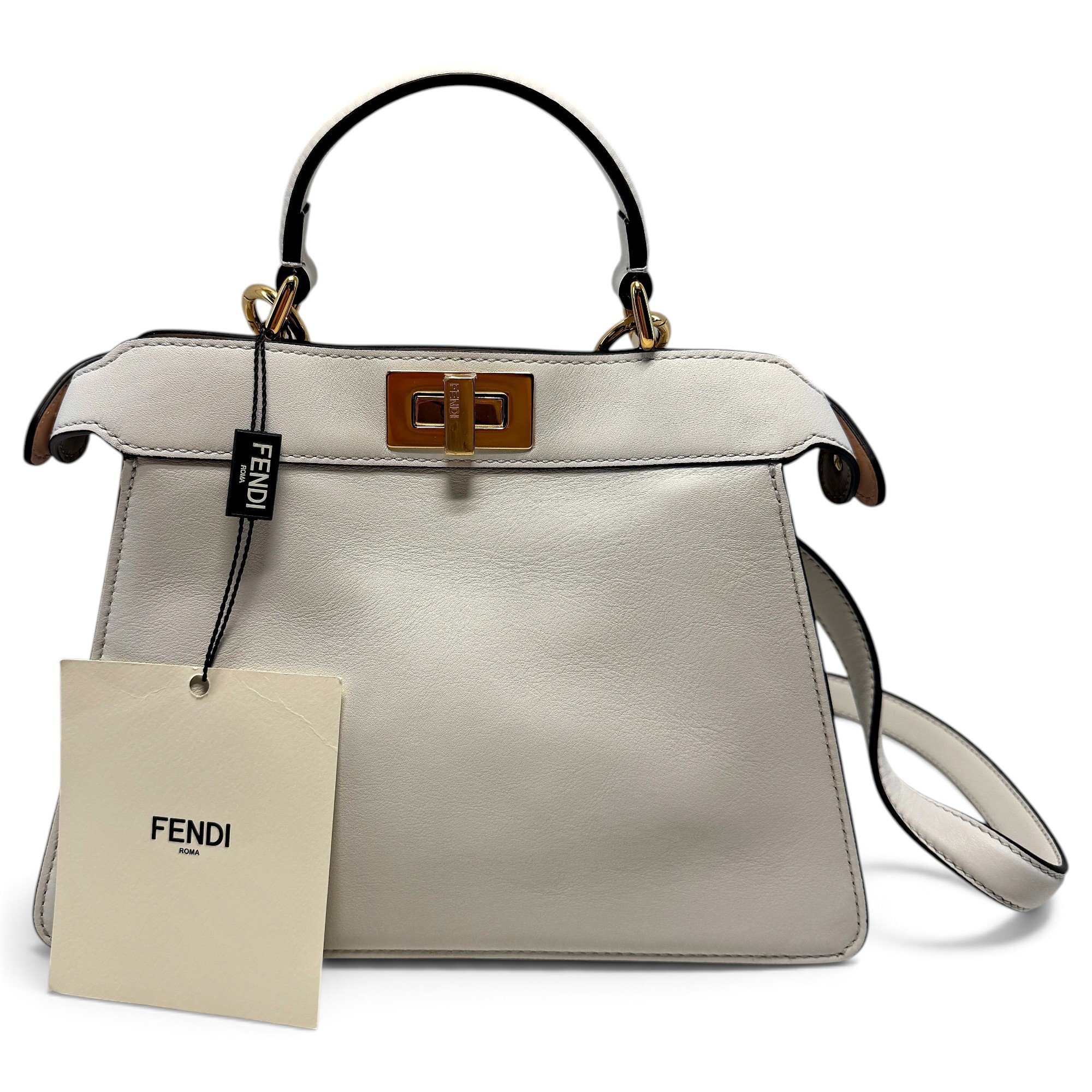 Peekaboo IseeU leather crossbody bag