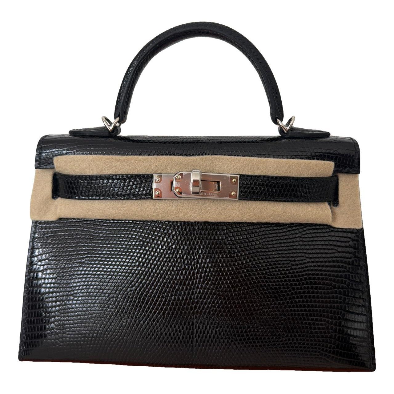 Kelly Mini lizard handbag