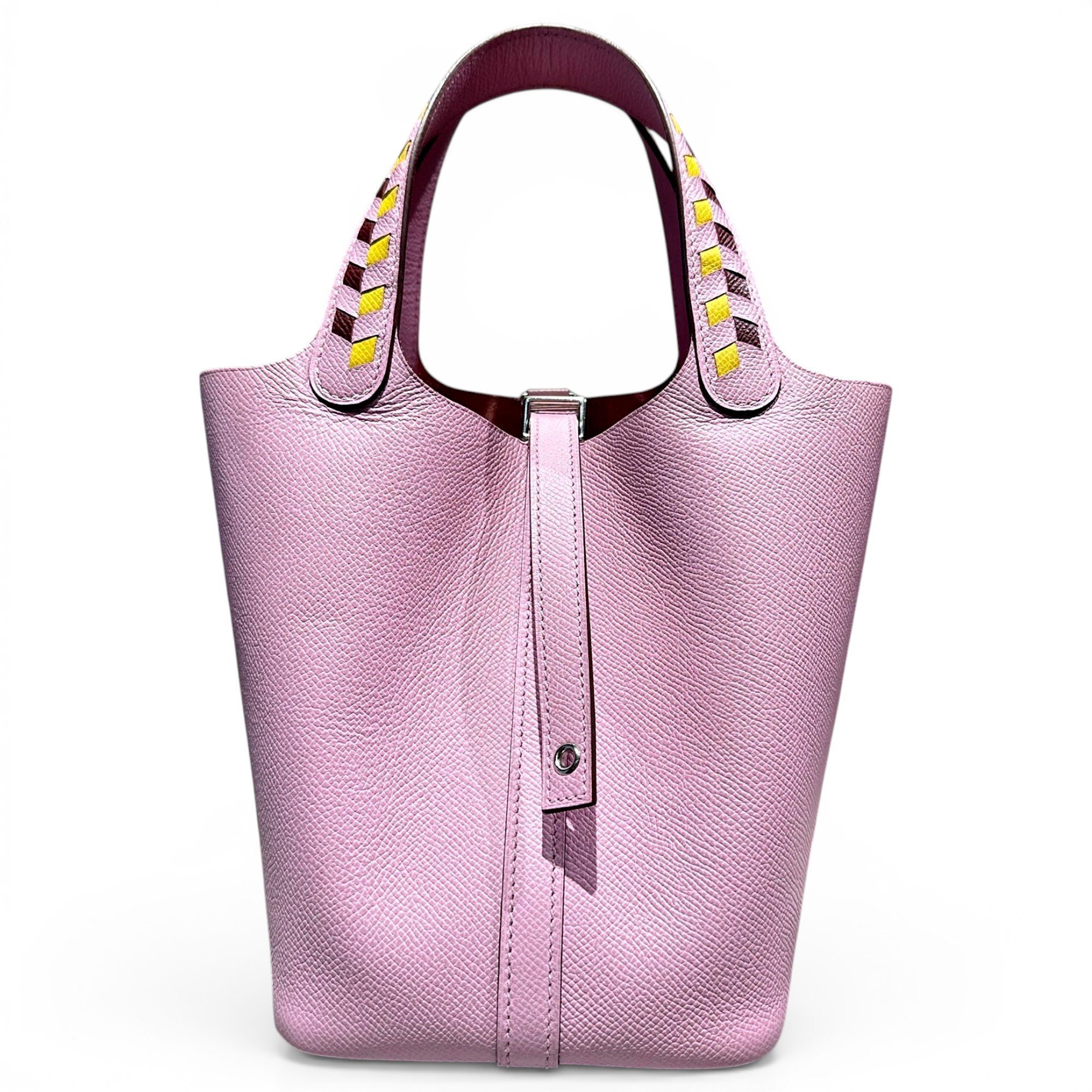 Picotin leather handbag