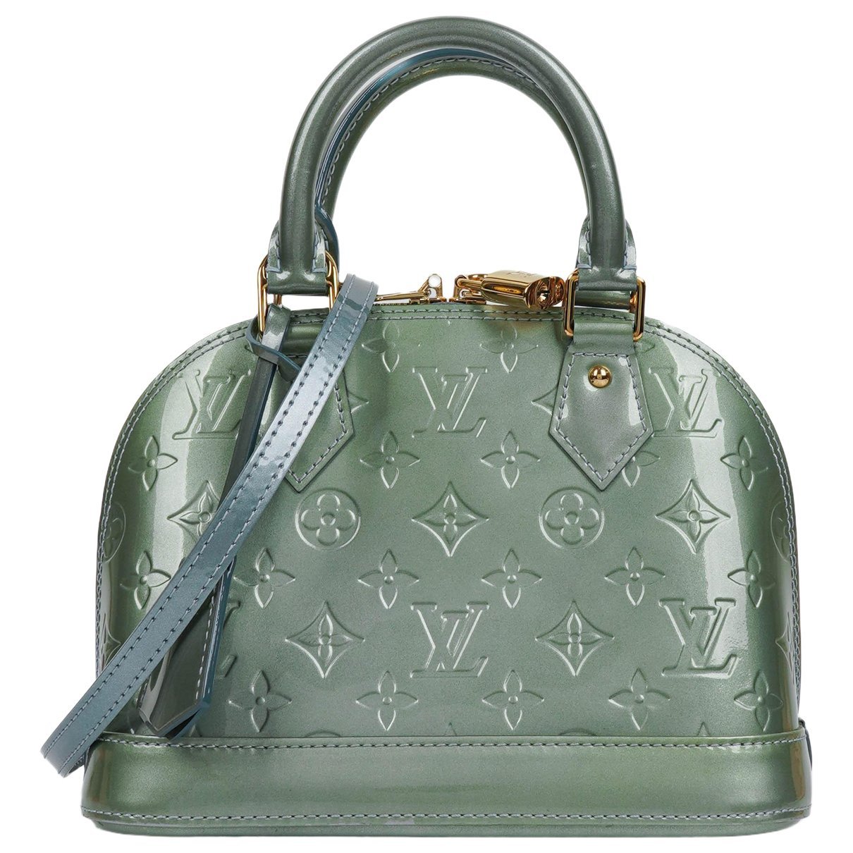 Alma BB patent leather handbag