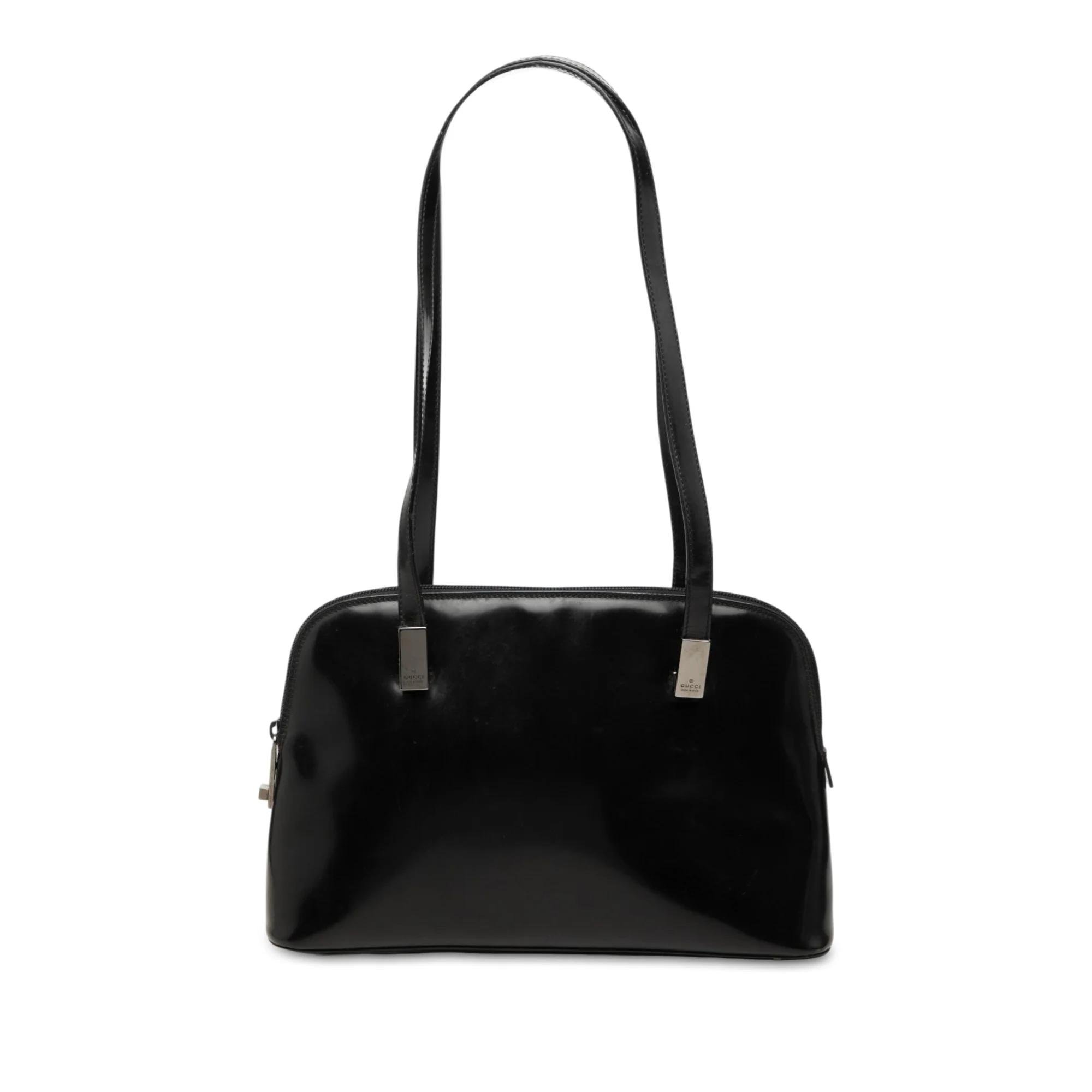 Gucci B leather handbag