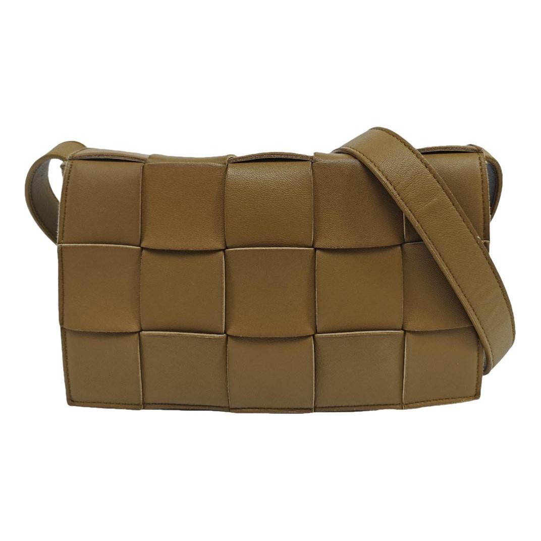 Cassette leather handbag