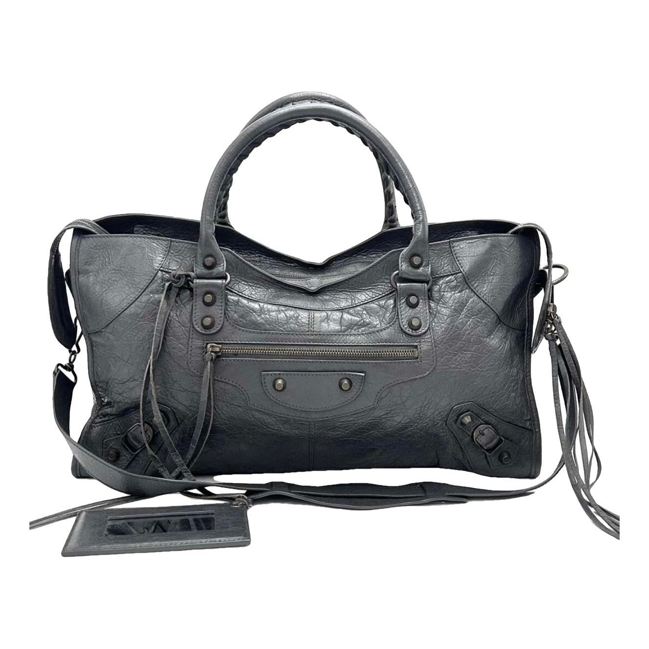 Leather handbag