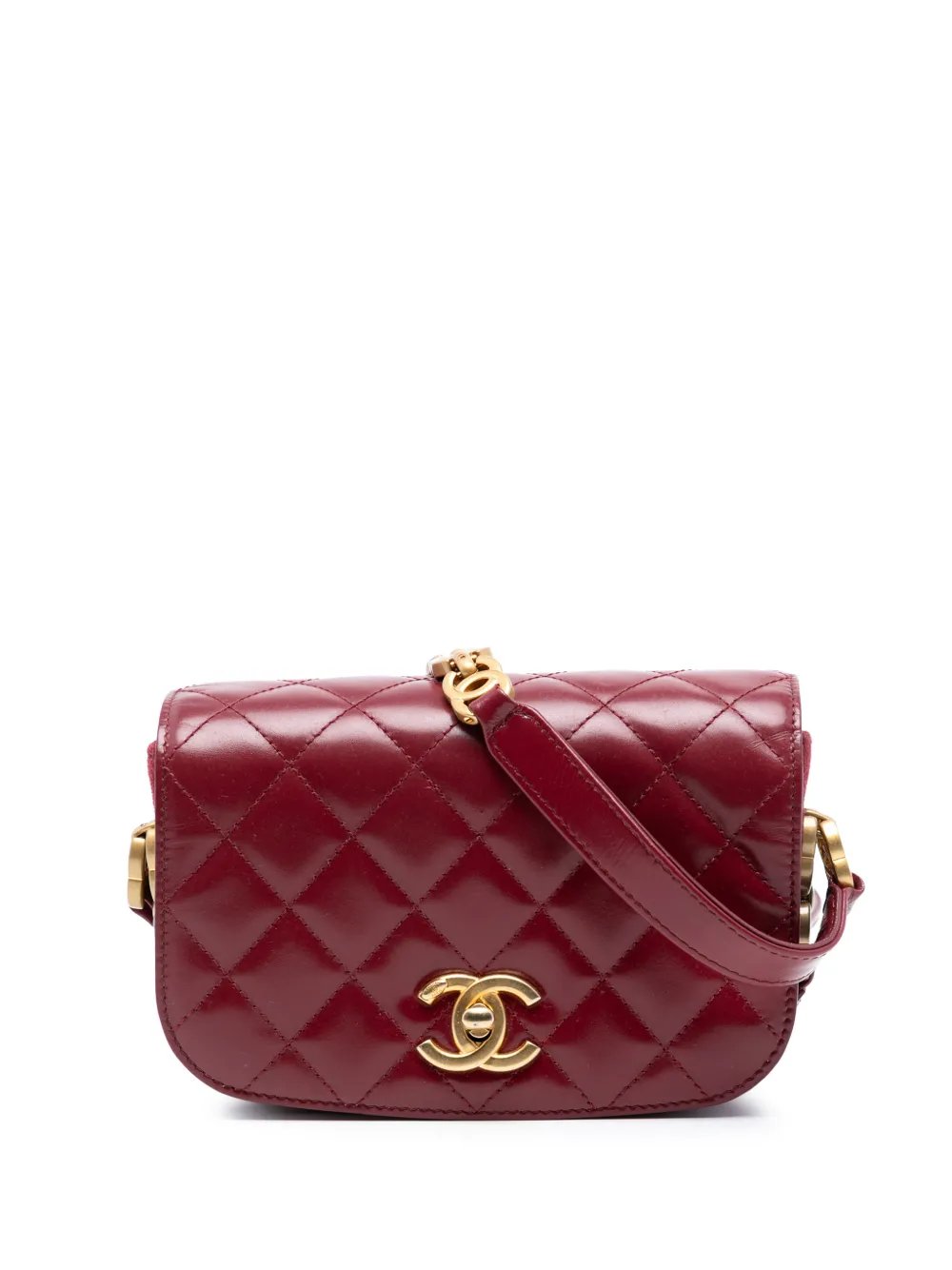 2021-2025 Mini Shiny Calfskin My Sweet CC Flap crossbody bag