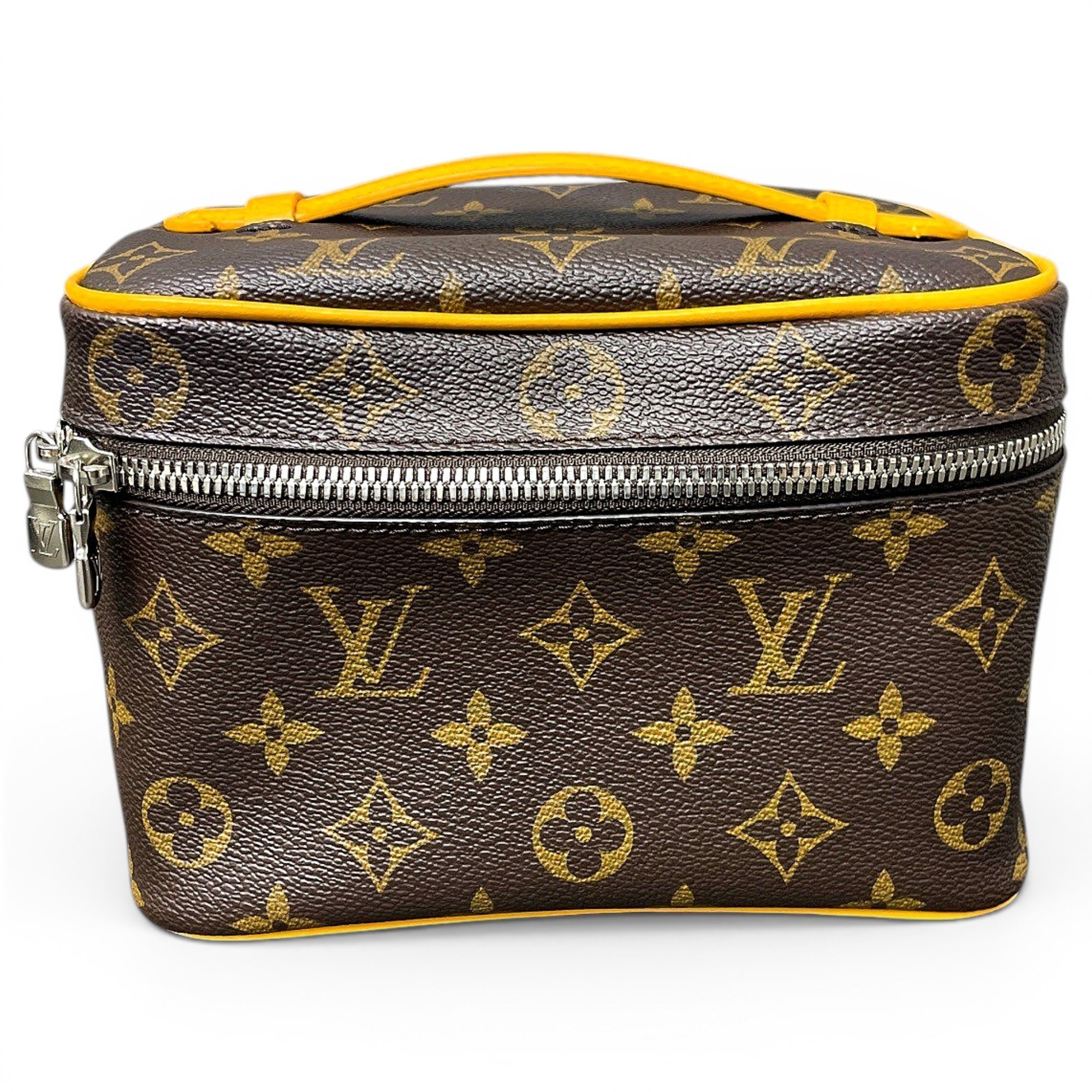 Vanity leather handbag