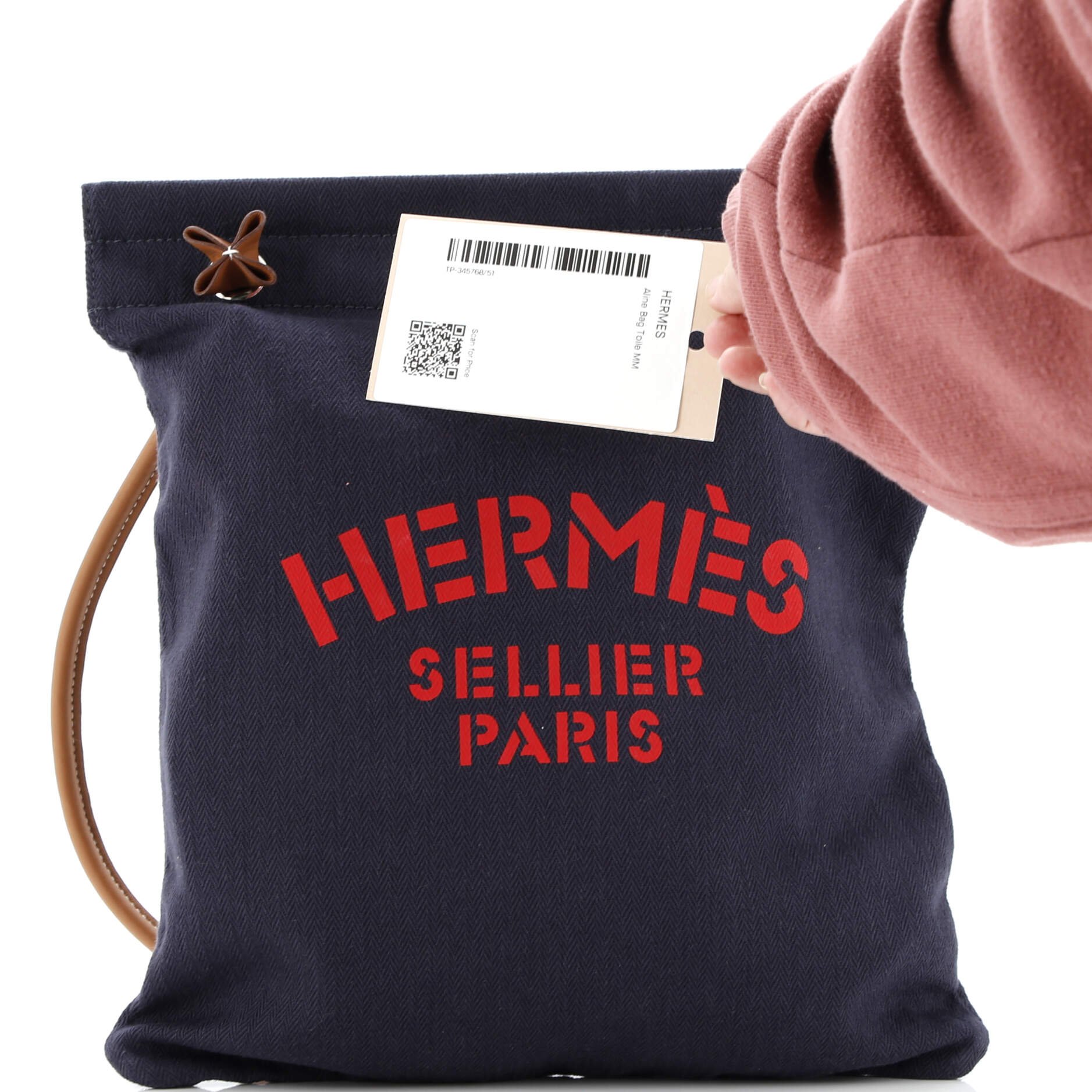Hermes Aline Bag Toile MM