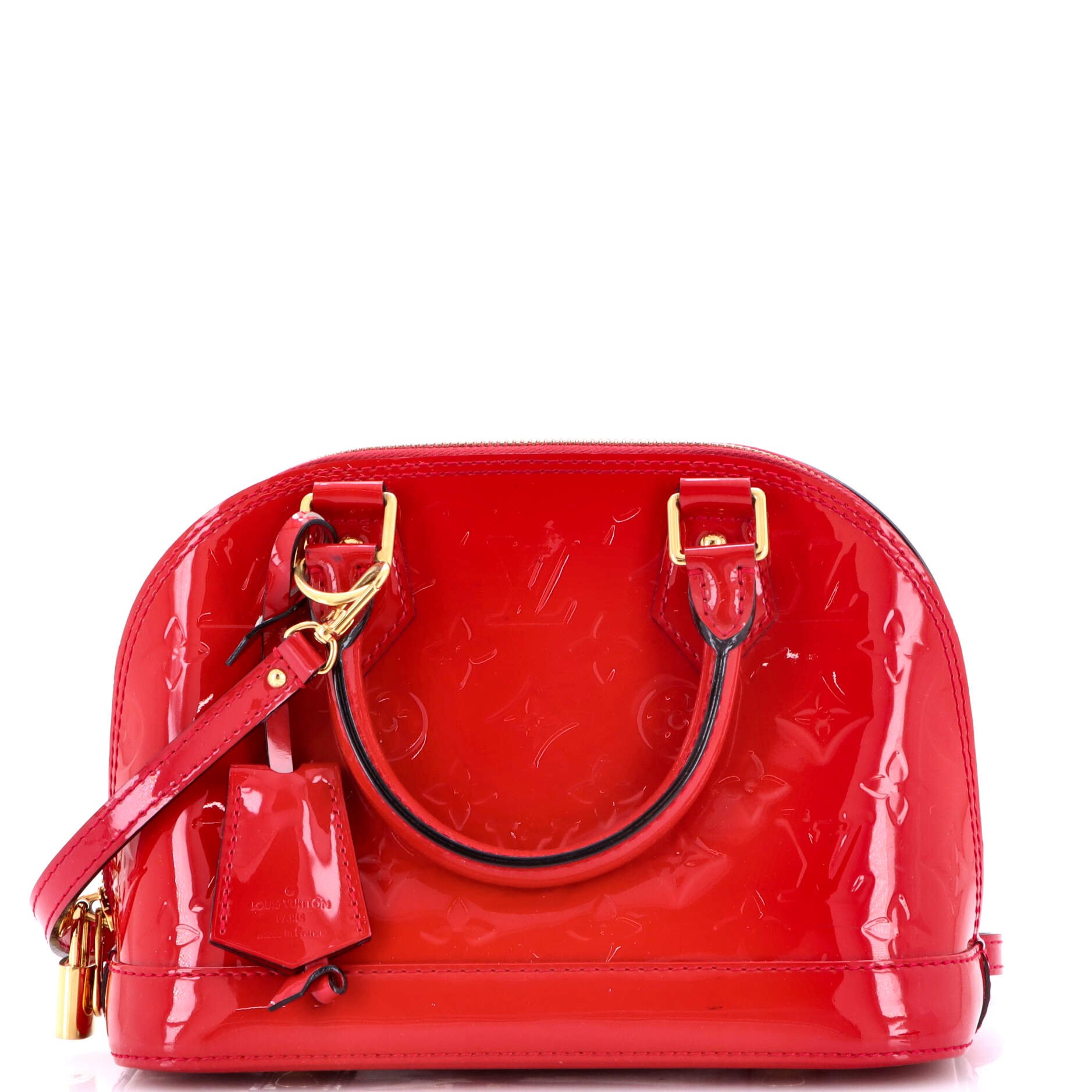 Alma Handbag Monogram Vernis BB