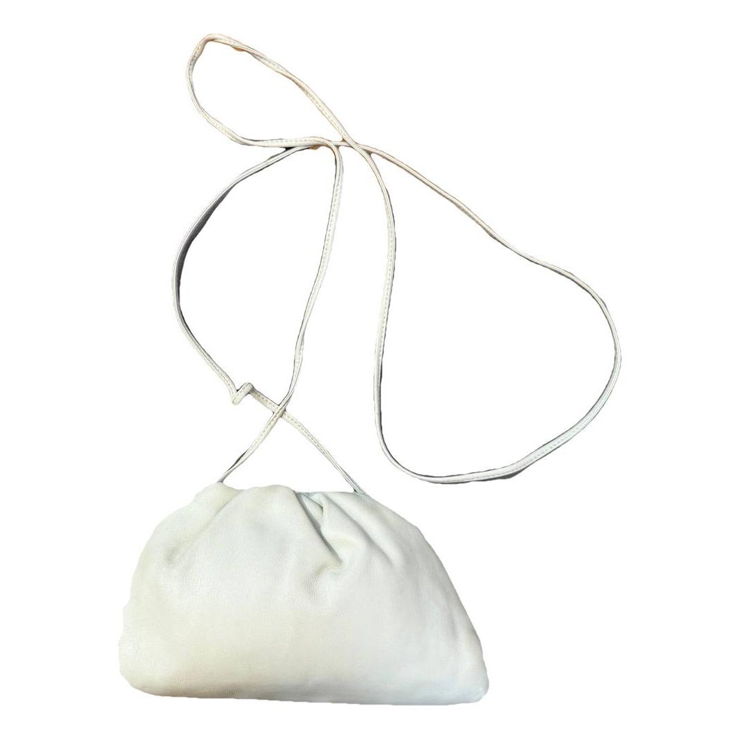 Pouch leather crossbody bag