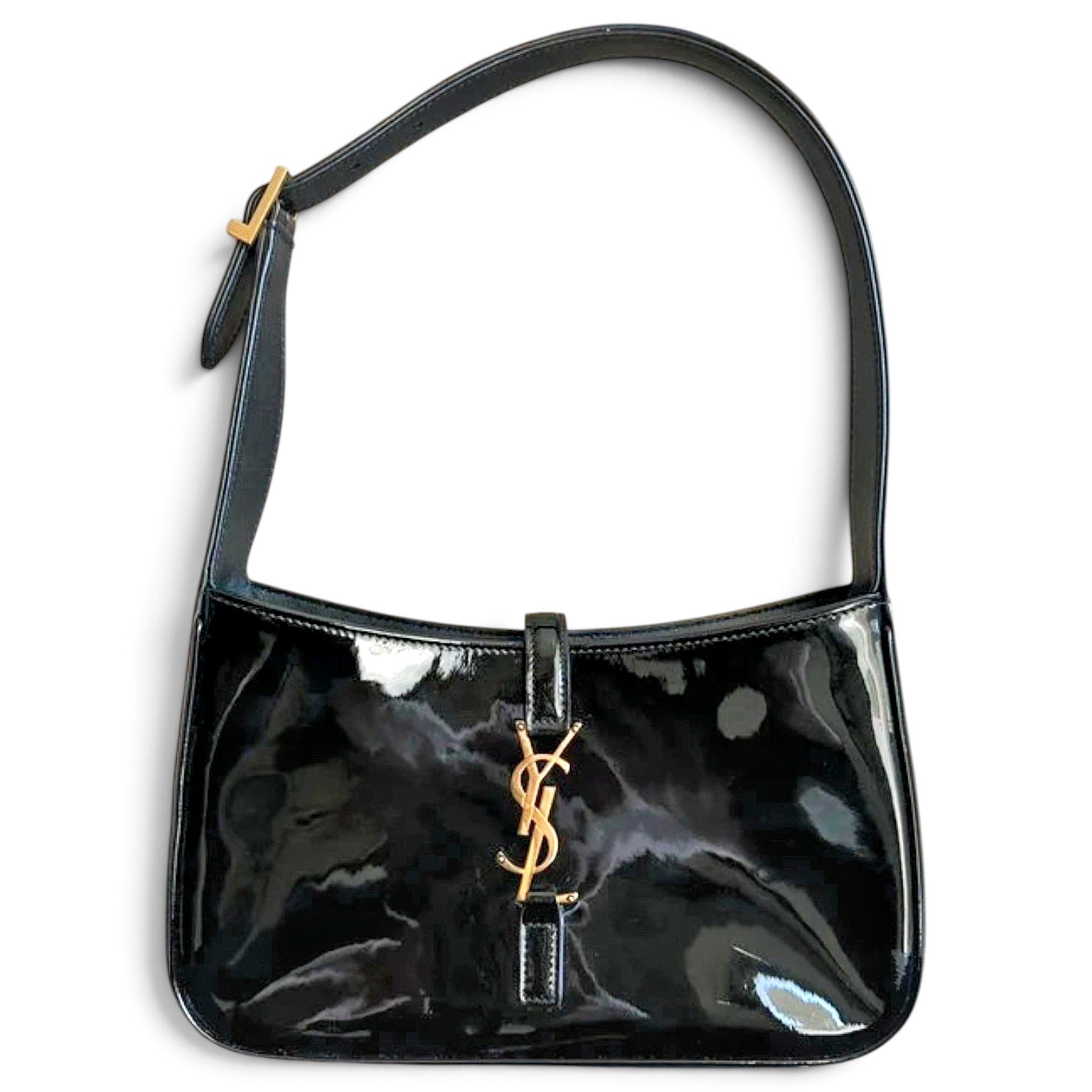 Le 5 à 7 patent leather handbag