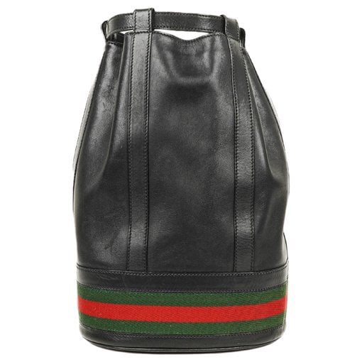 Ophidia Bucket leather handbag