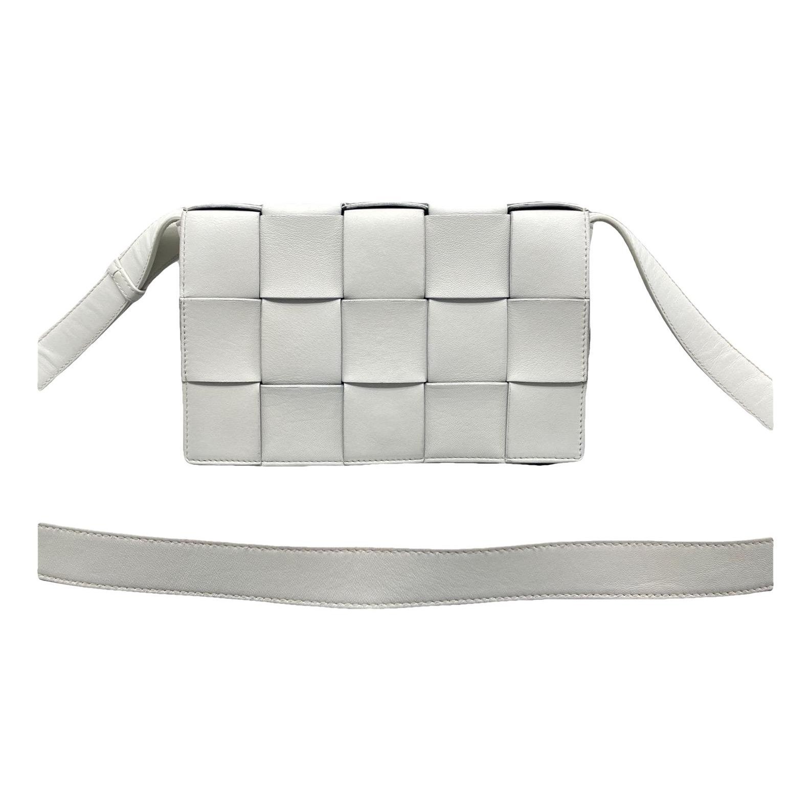 Cassette leather handbag