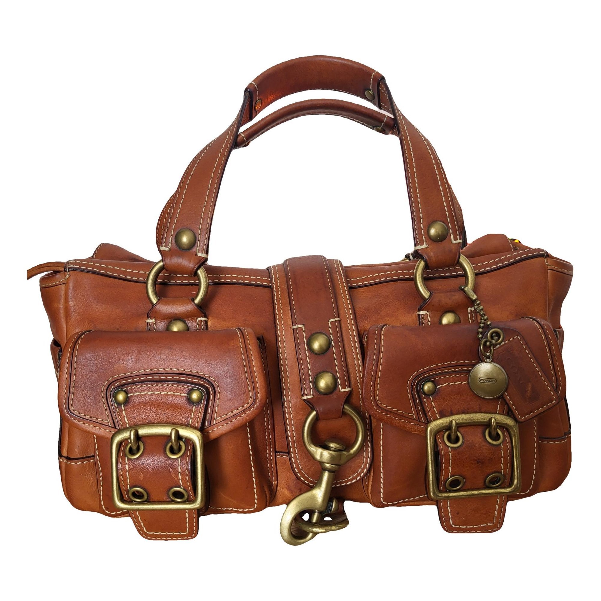 Leather handbag
