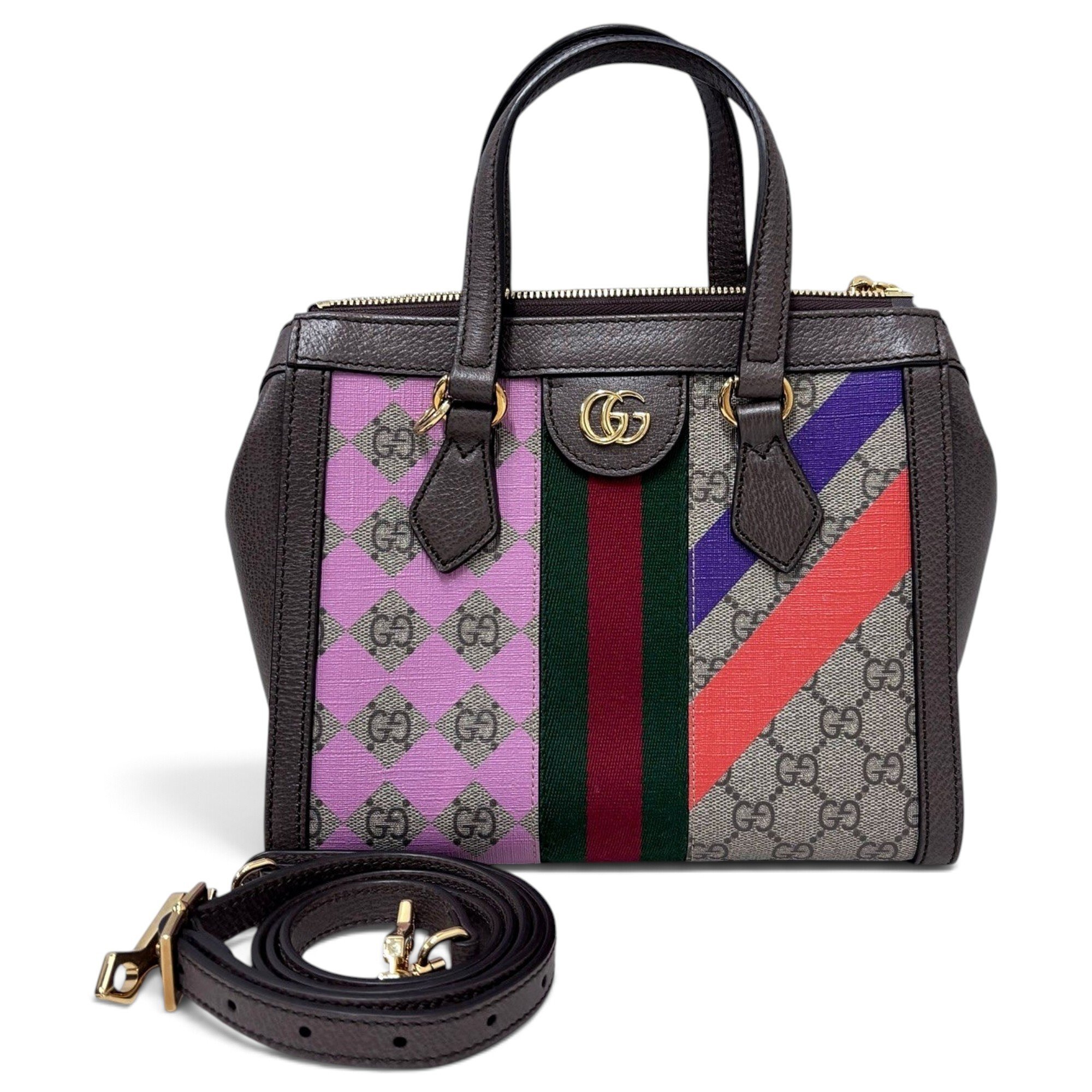 Ophidia leather handbag