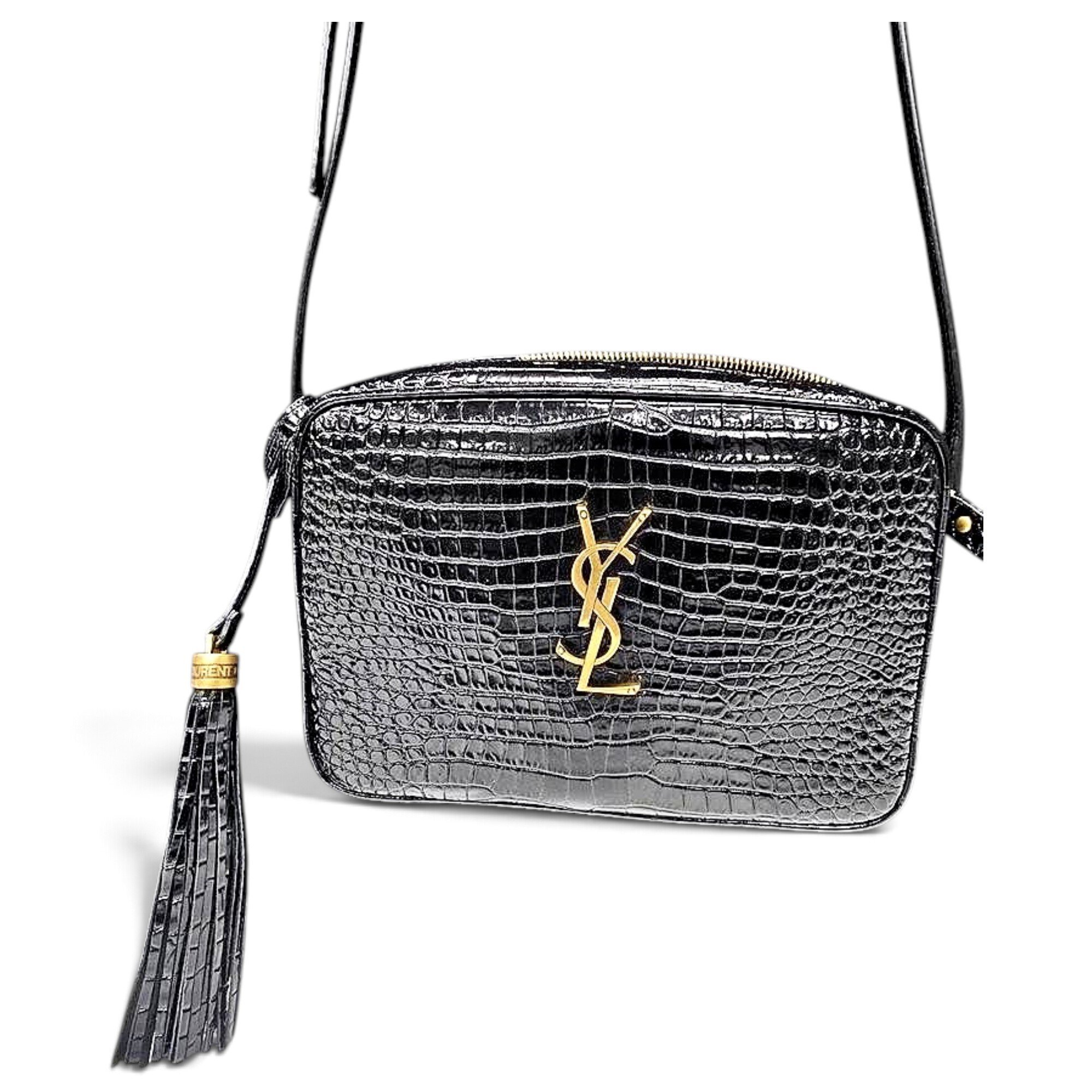 Camera Lou leather handbag