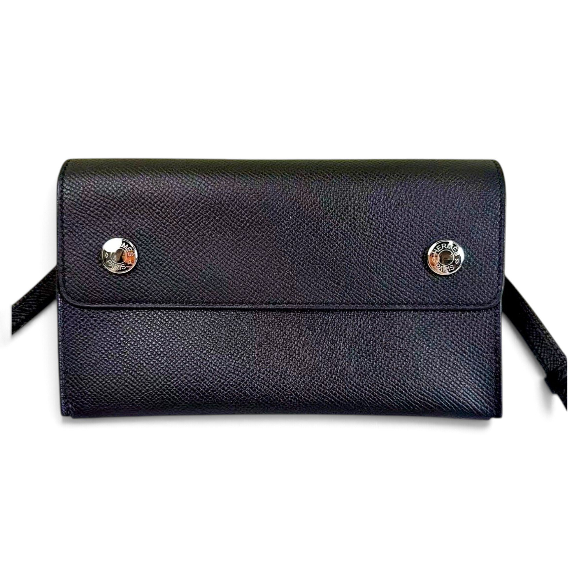 Hermes Hermesnap Handbag Noir