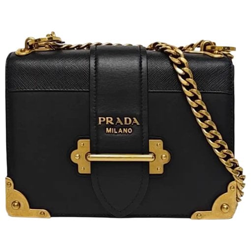 Cahier leather handbag