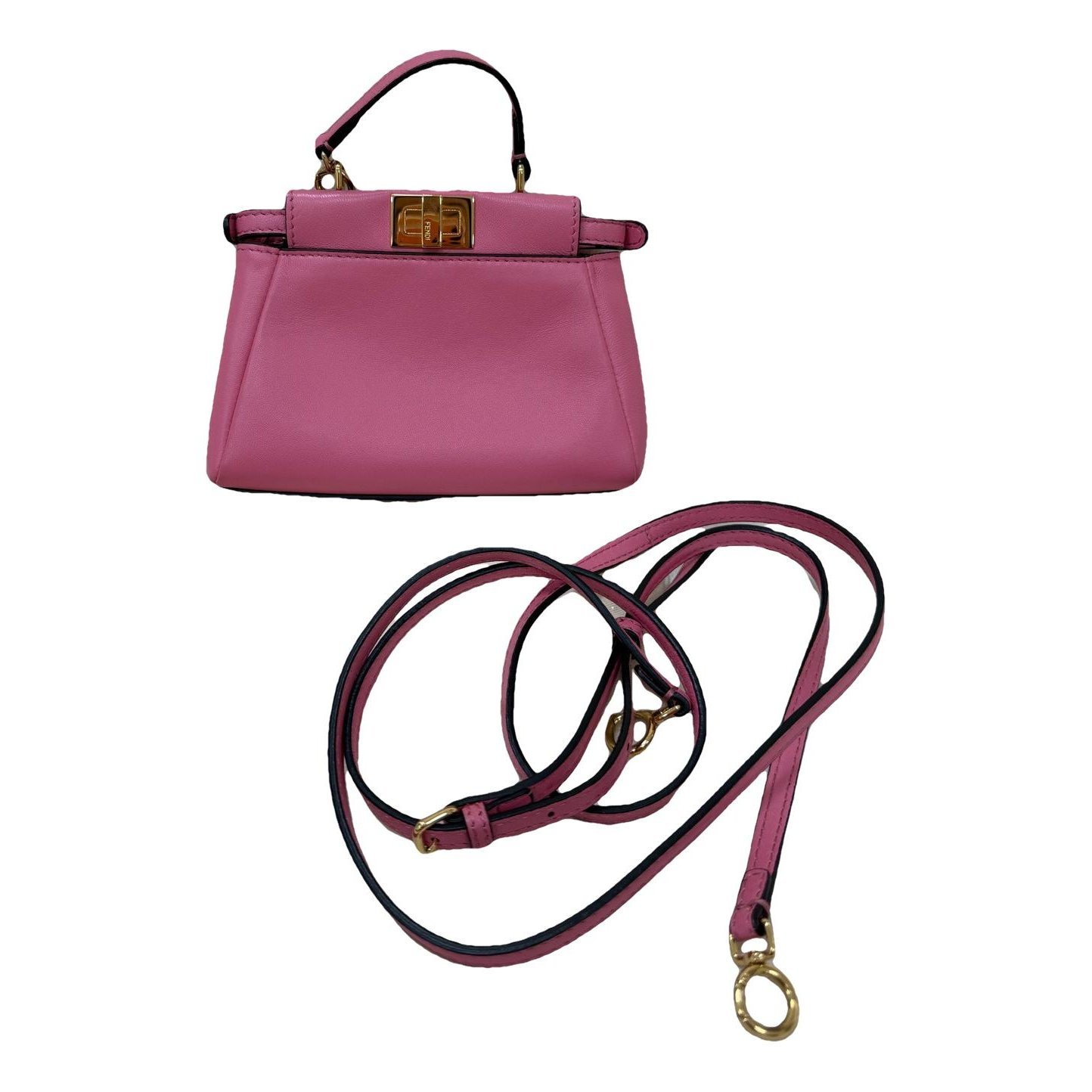 Peekaboo leather handbag