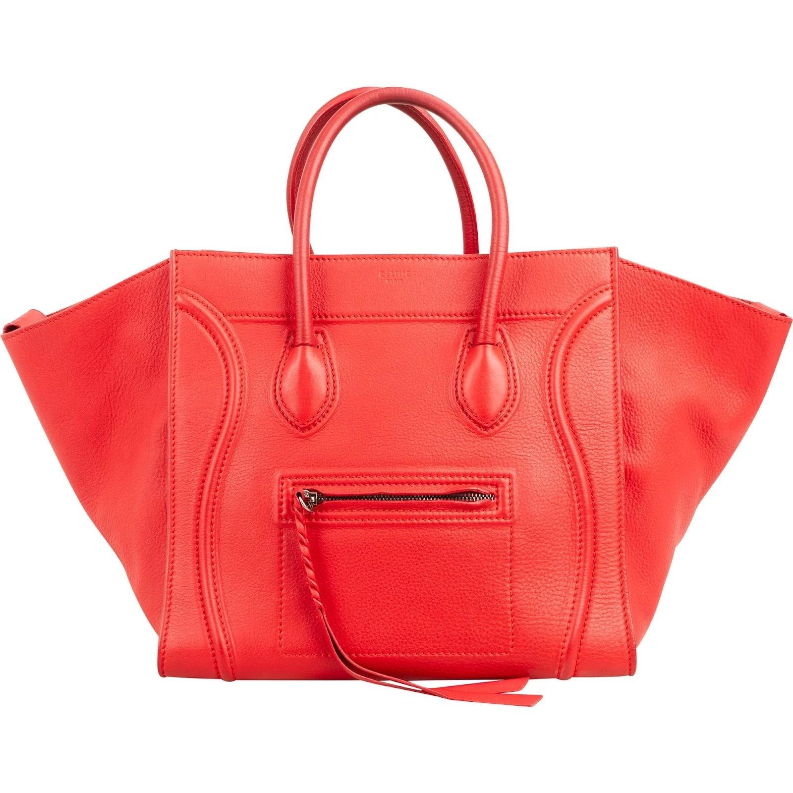Phantom leather handbag