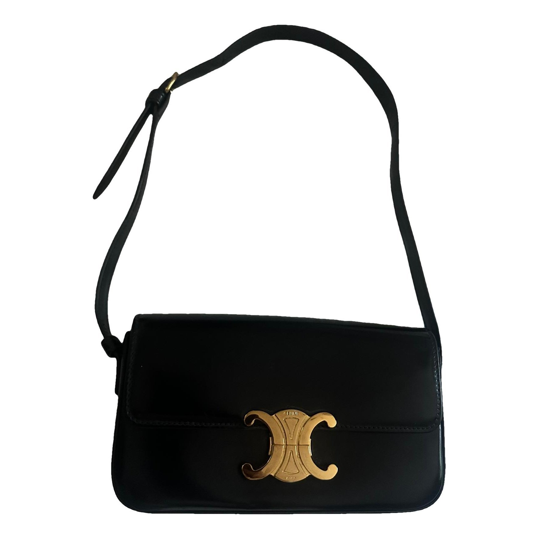 Triomphe leather handbag