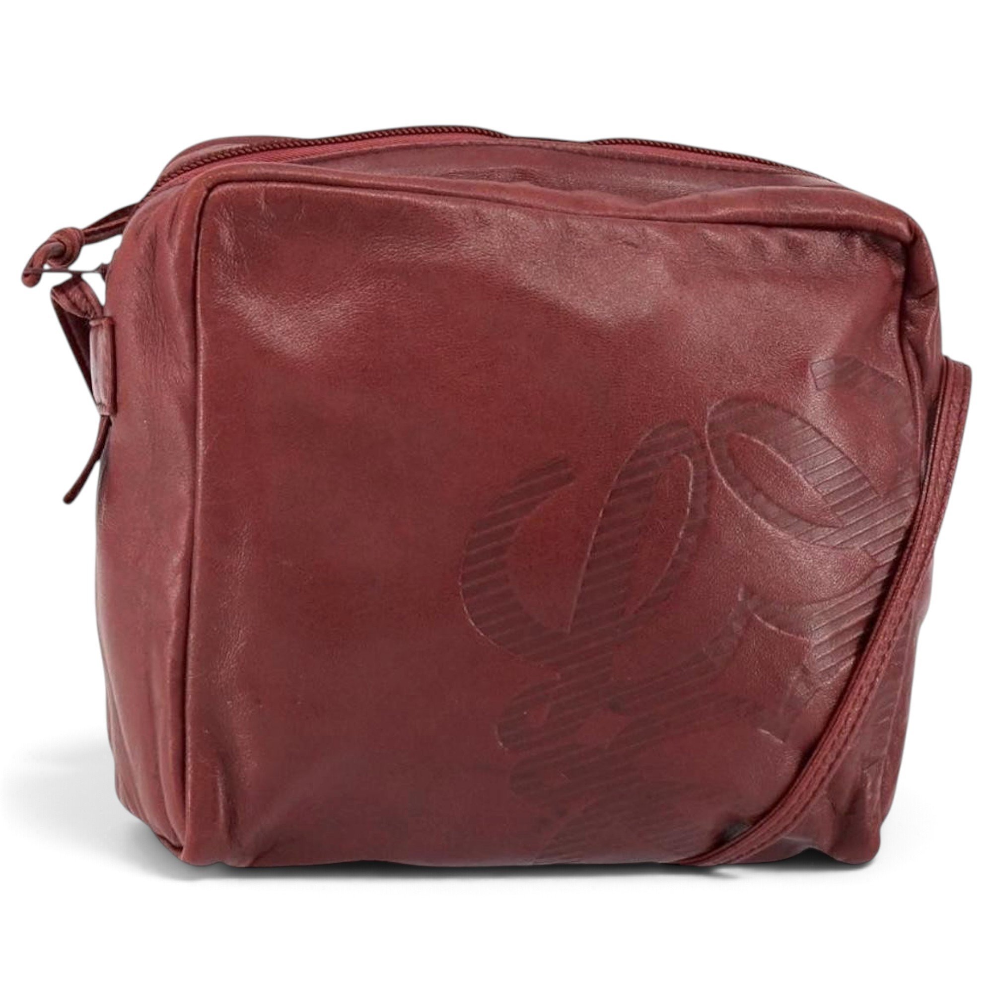 Anagram leather handbag