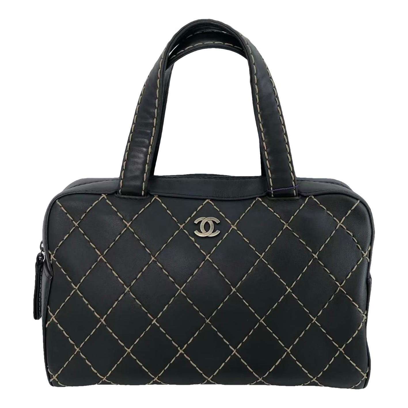 Bowling Bag leather tote