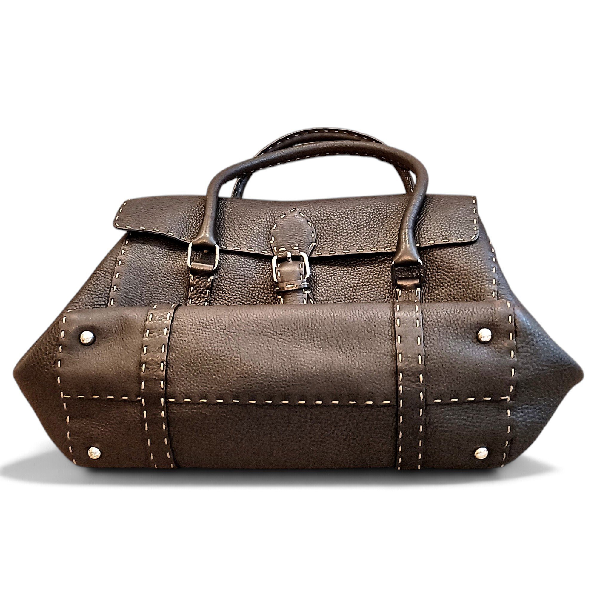 Leather satchel