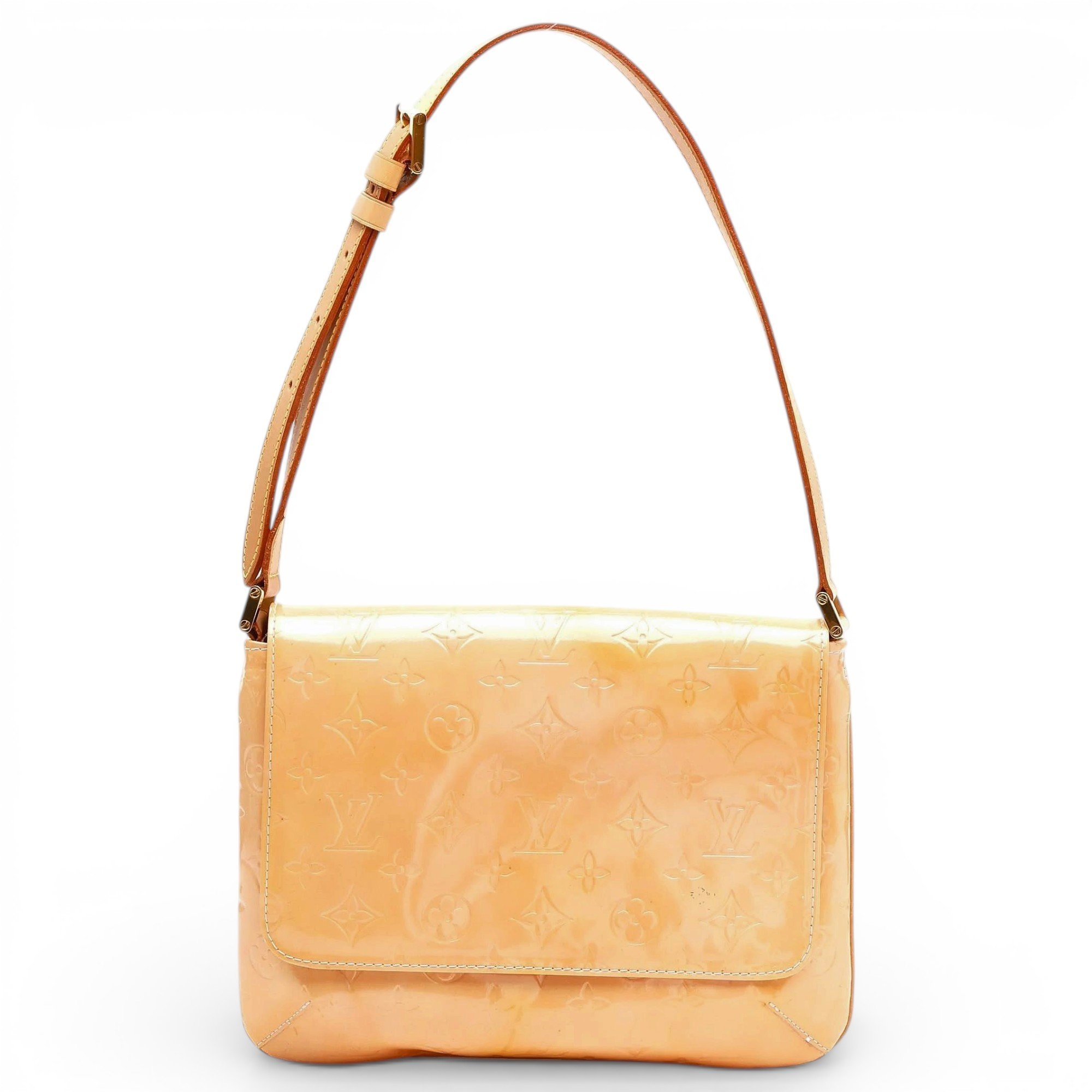 Thompson patent leather handbag
