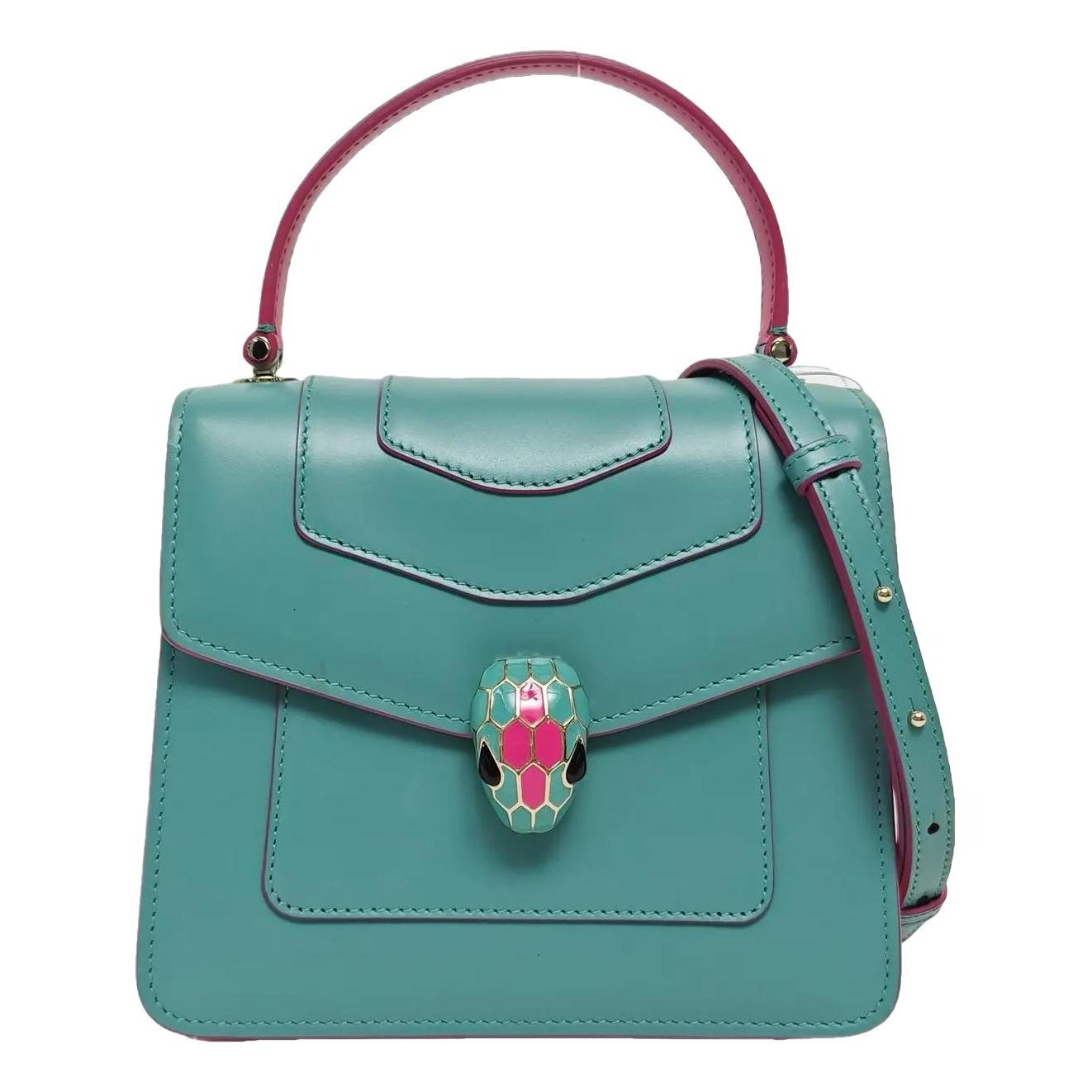 Serpenti leather handbag