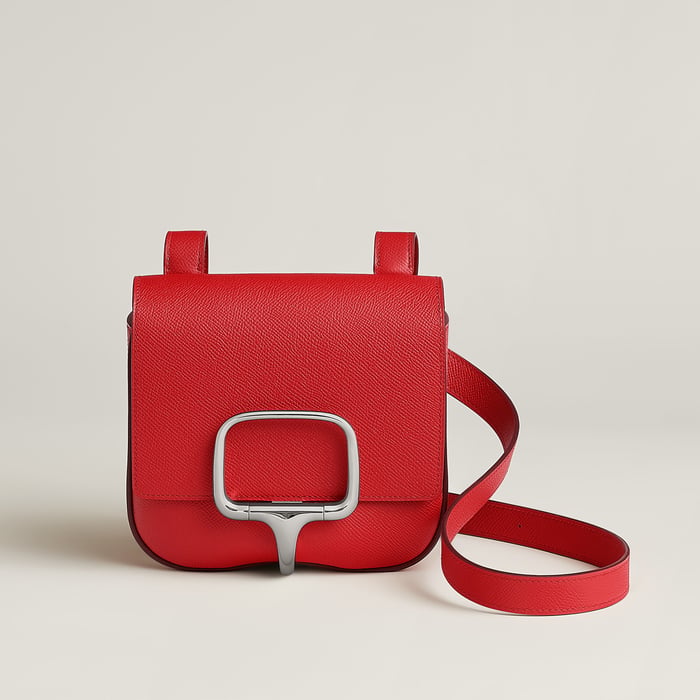 Rouge Radieux Hermès Della Cavalleria Mini Bag II