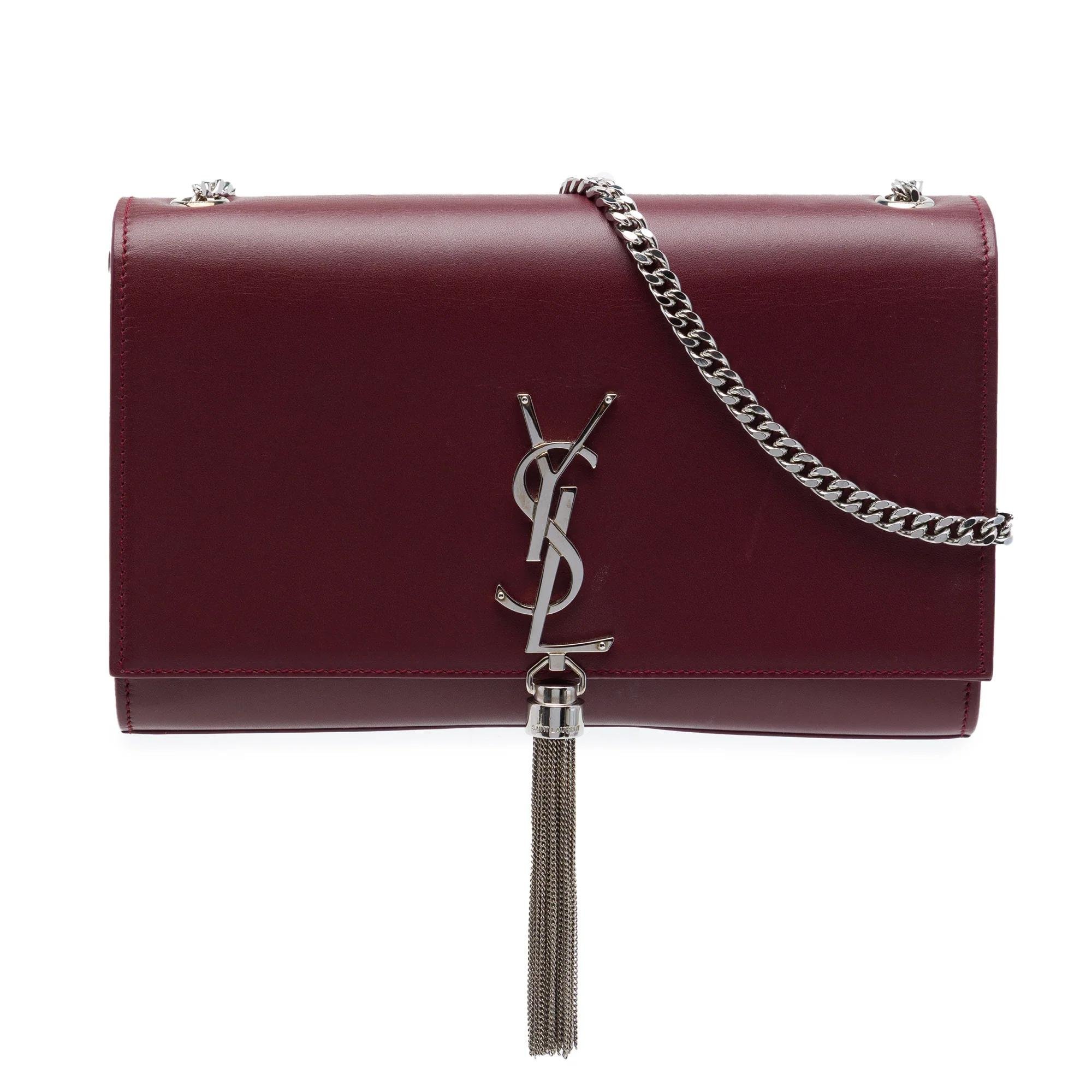 Saint Laurent Kate monogramme pony-style calfskin handbag