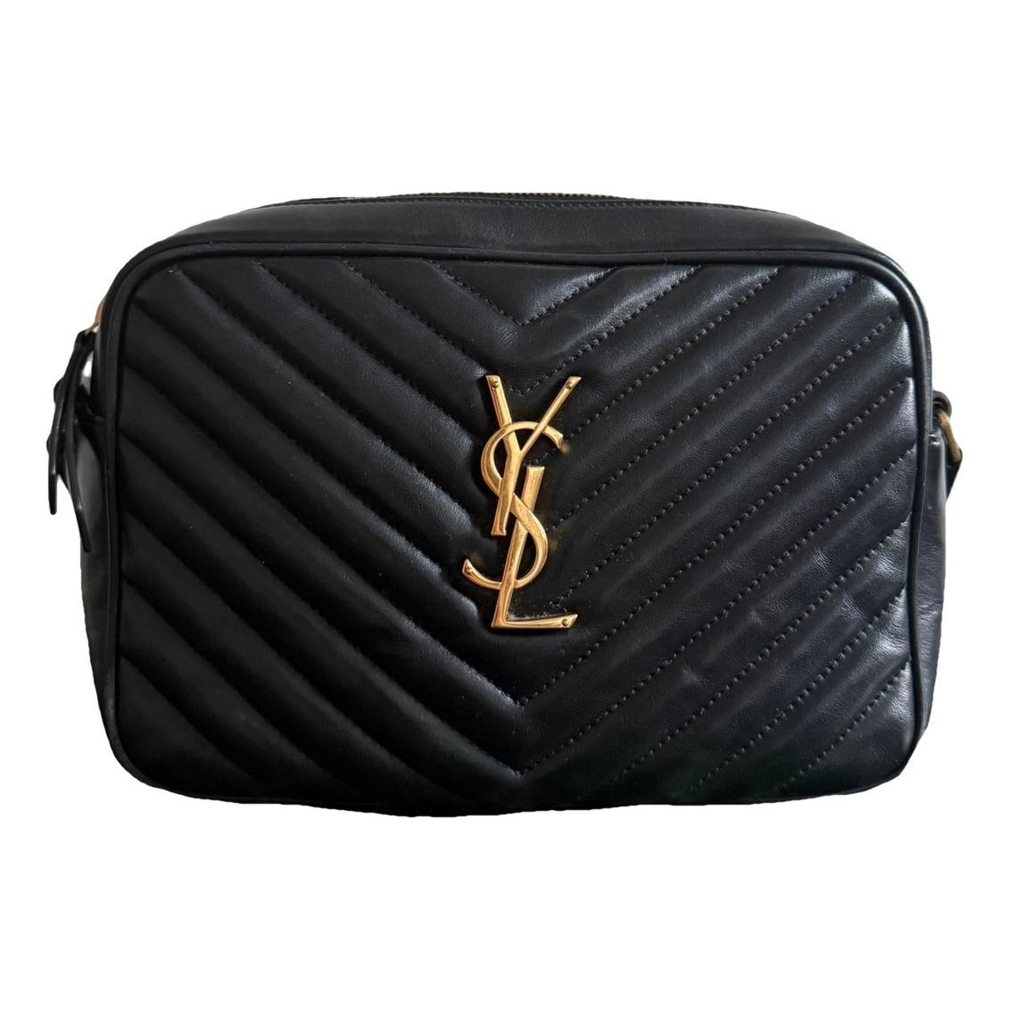 Camera Lou leather crossbody bag