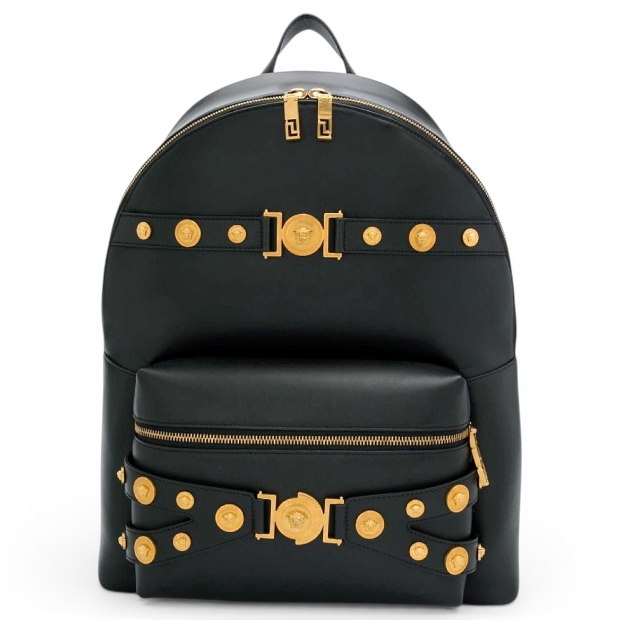 Leather backpack