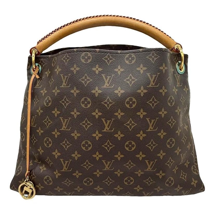 Artsy leather handbag