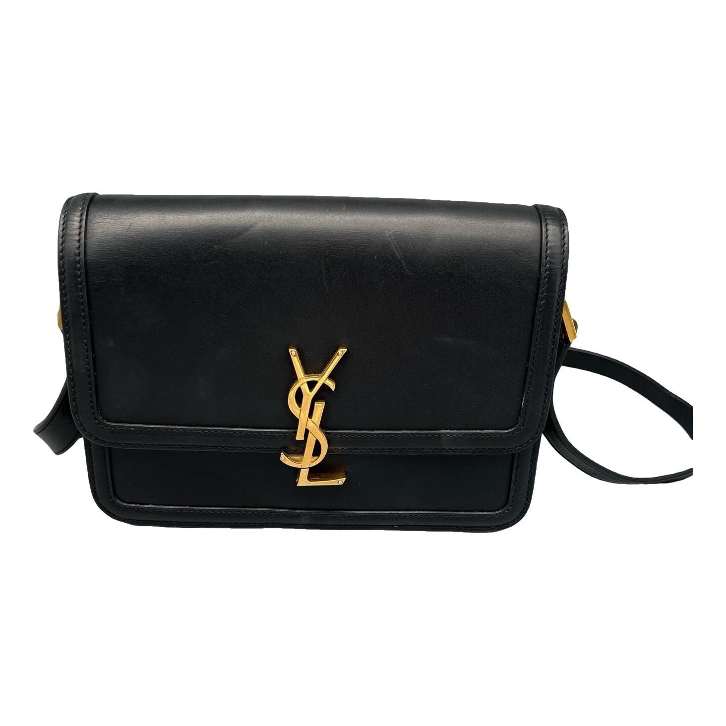 Solférino leather handbag