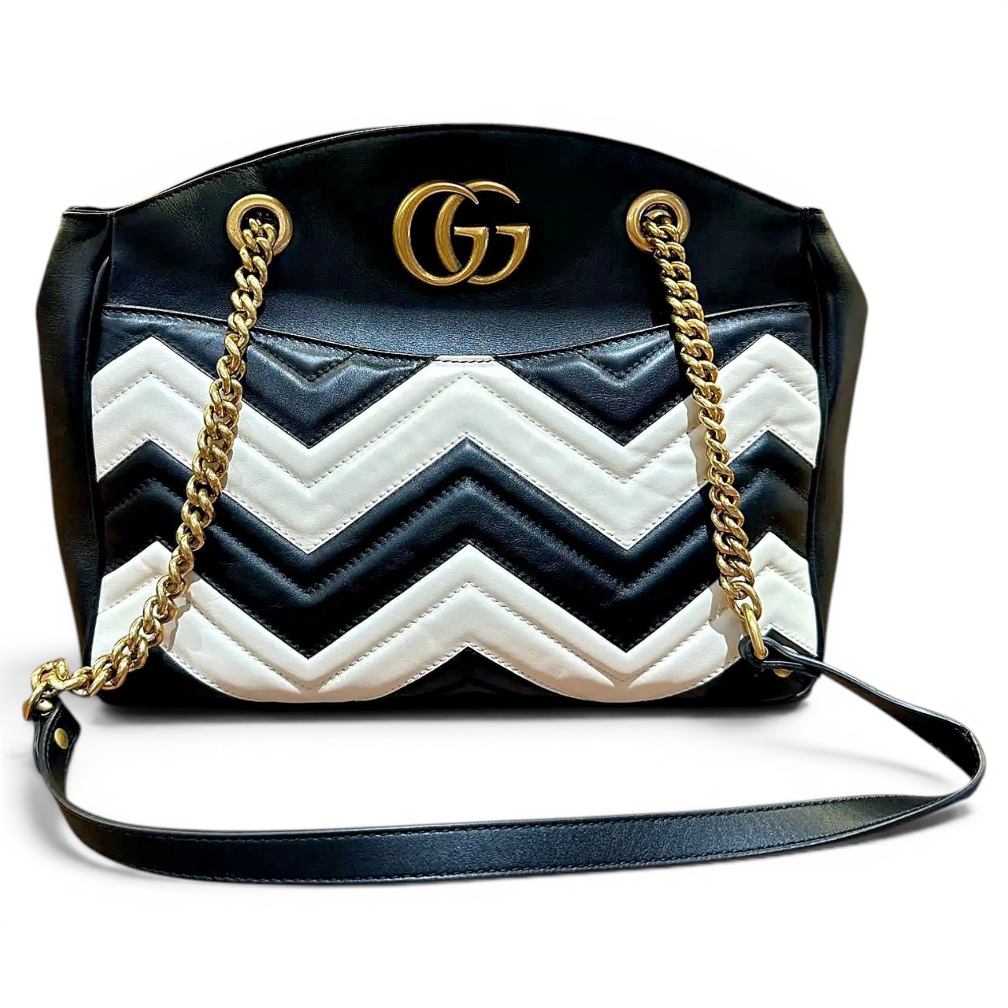 GG Marmont Chain Matelasse leather handbag