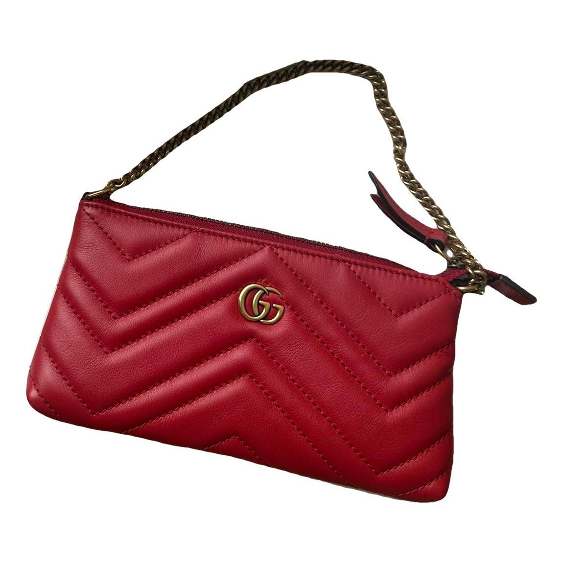 Marmont leather clutch bag
