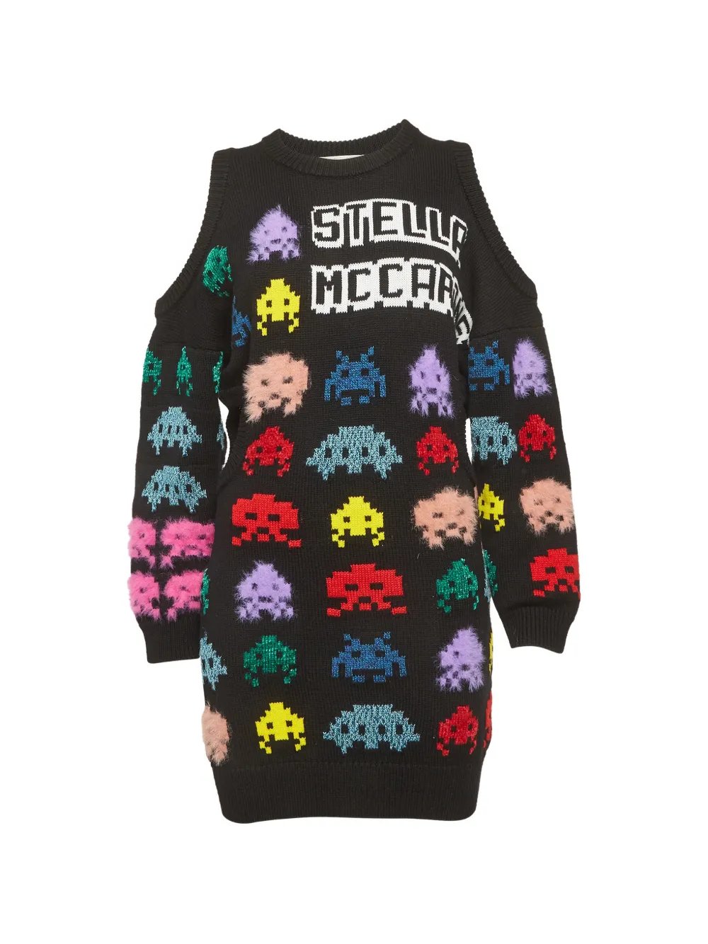 Gamer cold-shoulder sweater