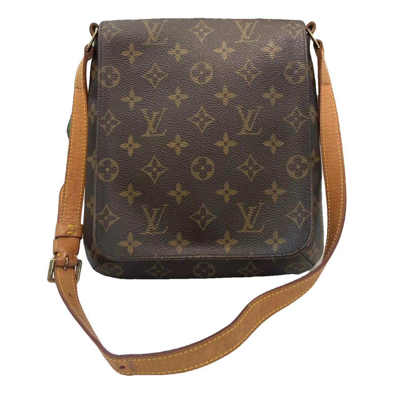 Musette vinyl handbag