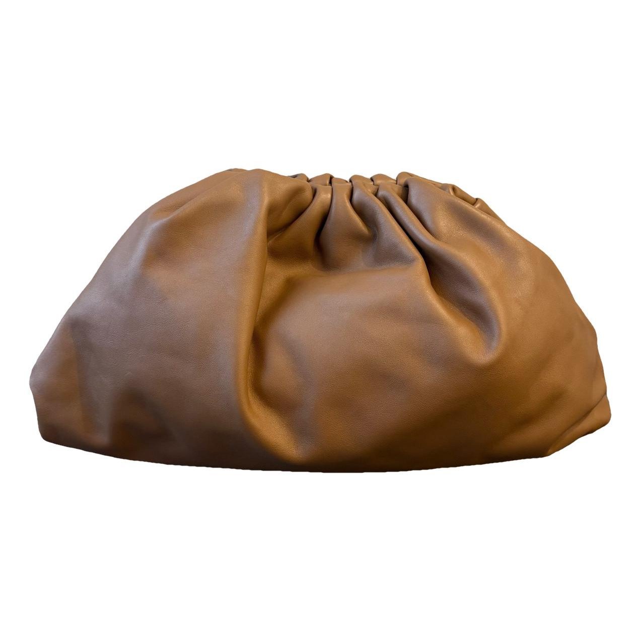 Pouch leather handbag