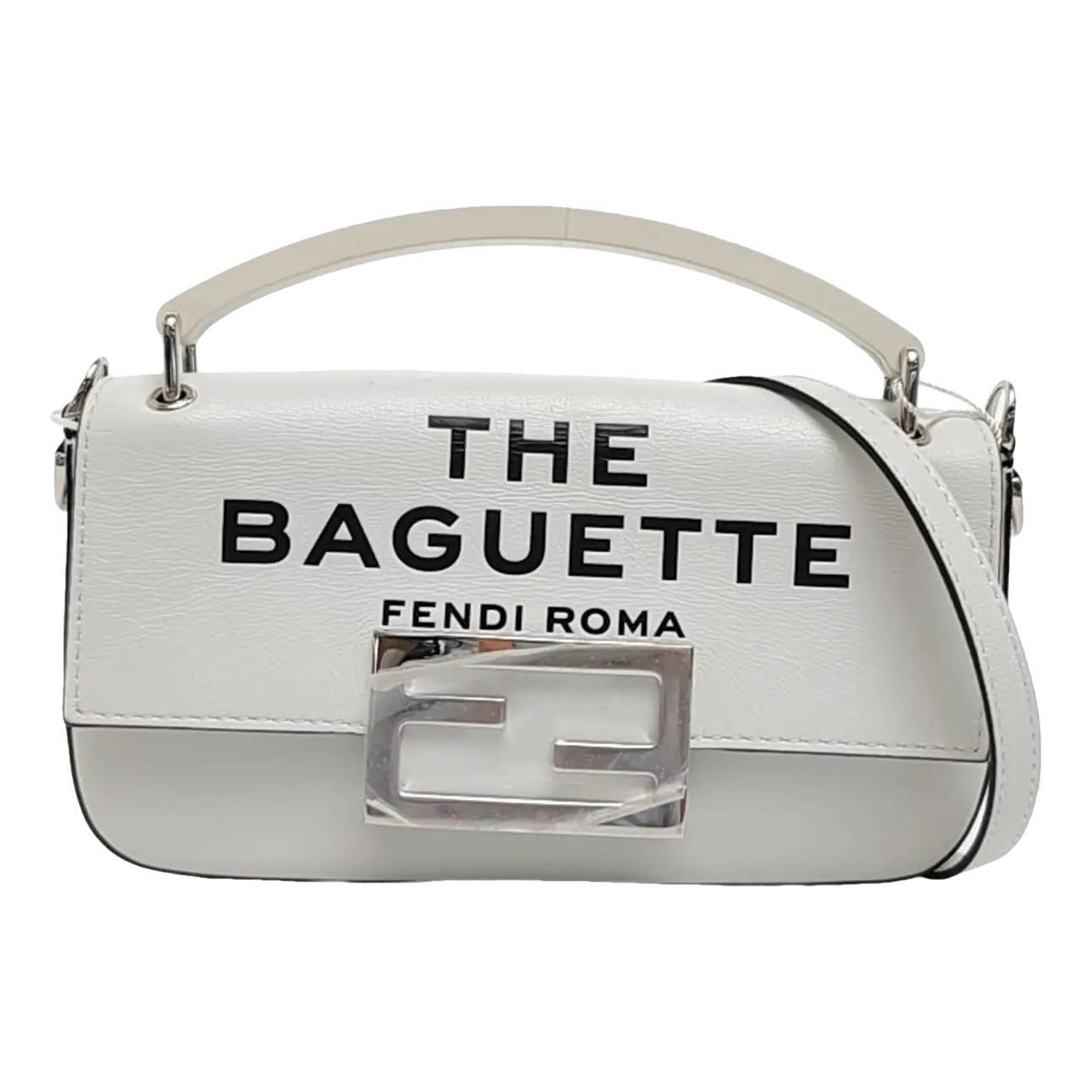 Baguette leather handbag