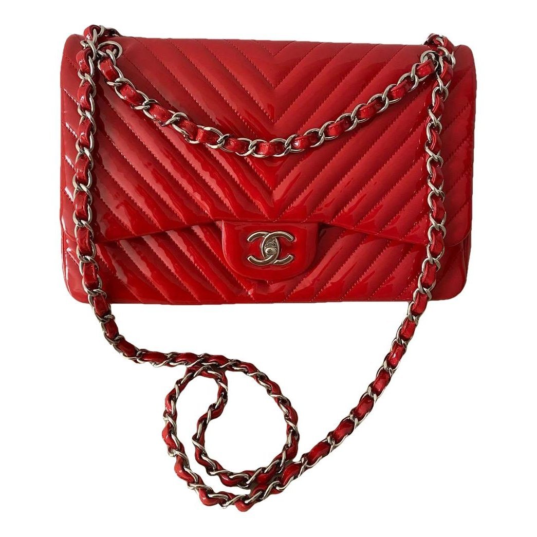 Timeless/Classique patent leather handbag