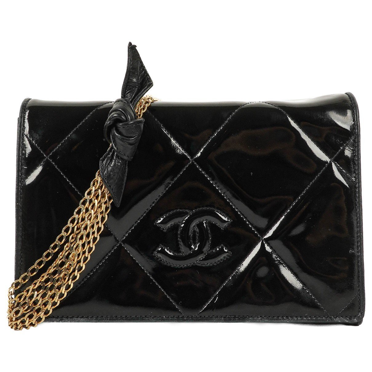 Timeless/Classique patent leather handbag