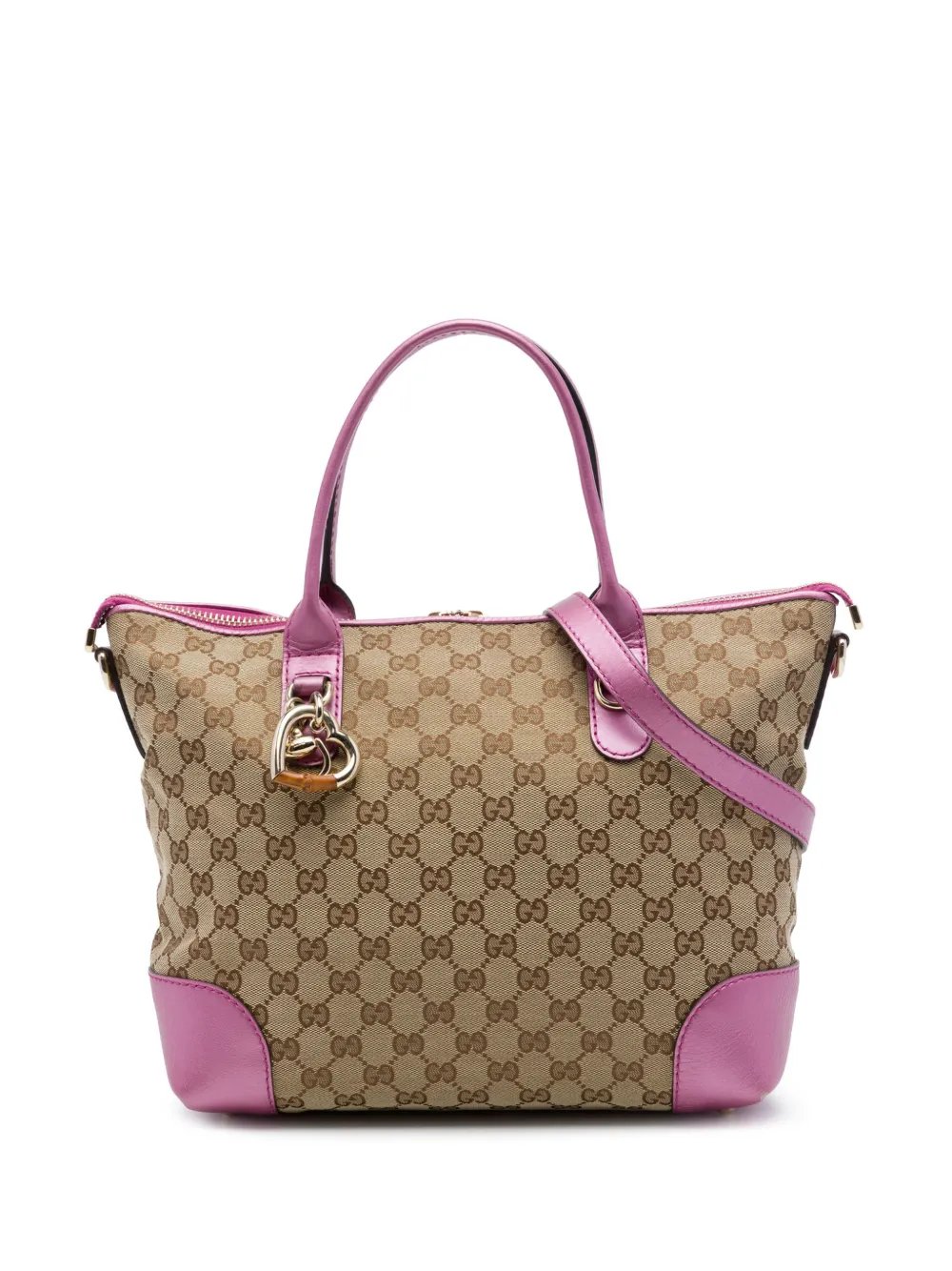 2016-2026 GG Canvas Heart Bit satchel