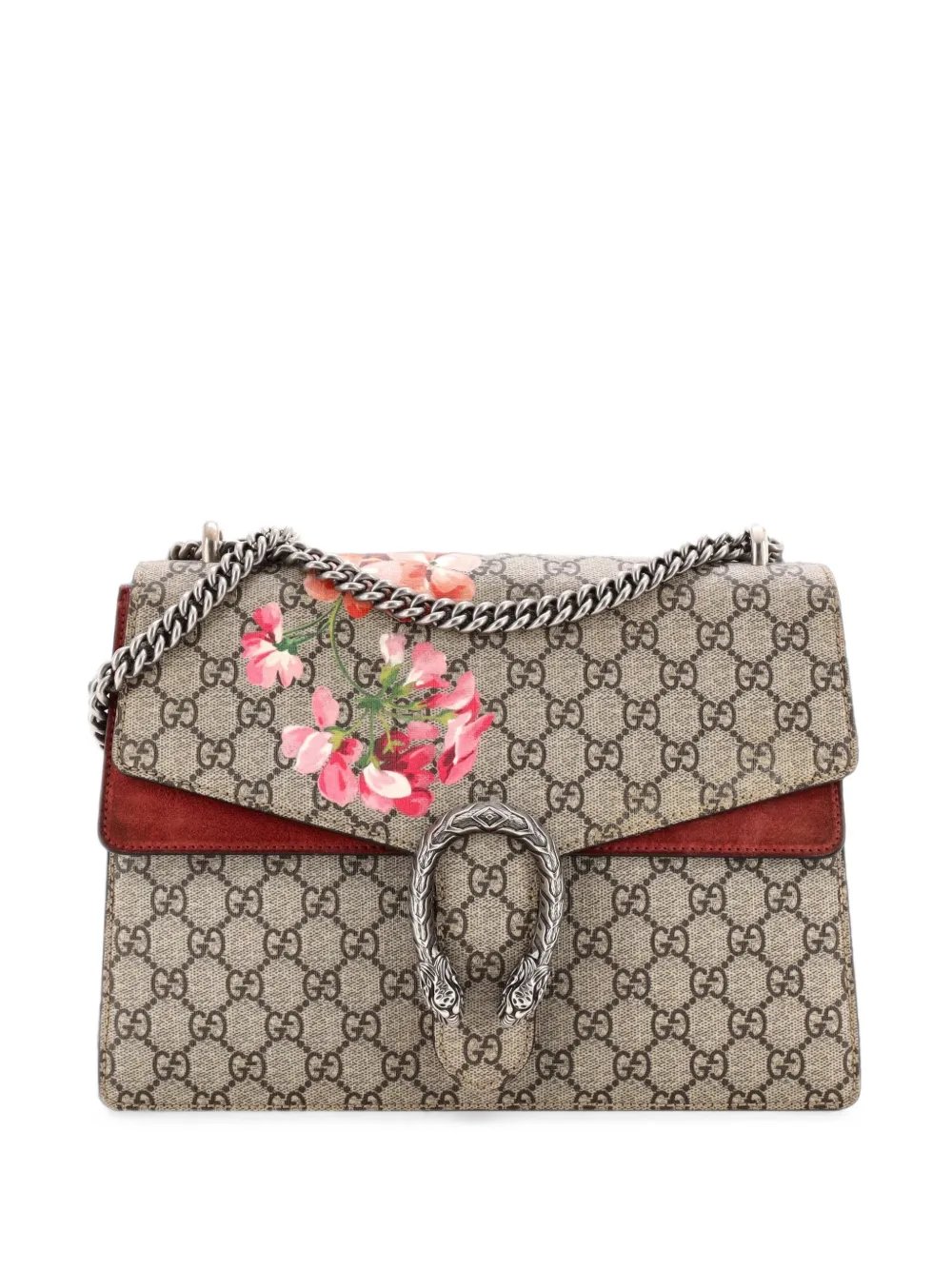 Dionysus Bag Blooms Print GG Coated Canvas Medium shoulder bag